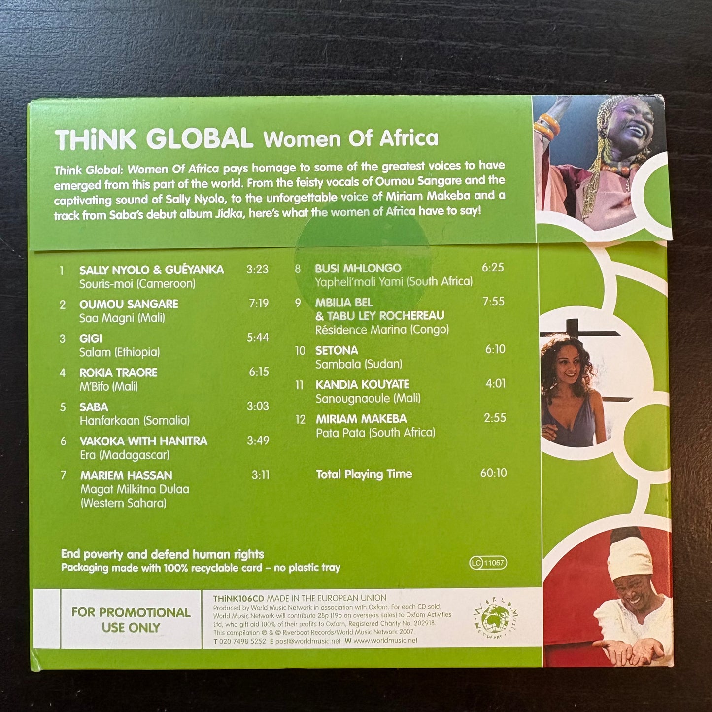 Various Artists, "Think Global - Women of Africa" [Used CD]