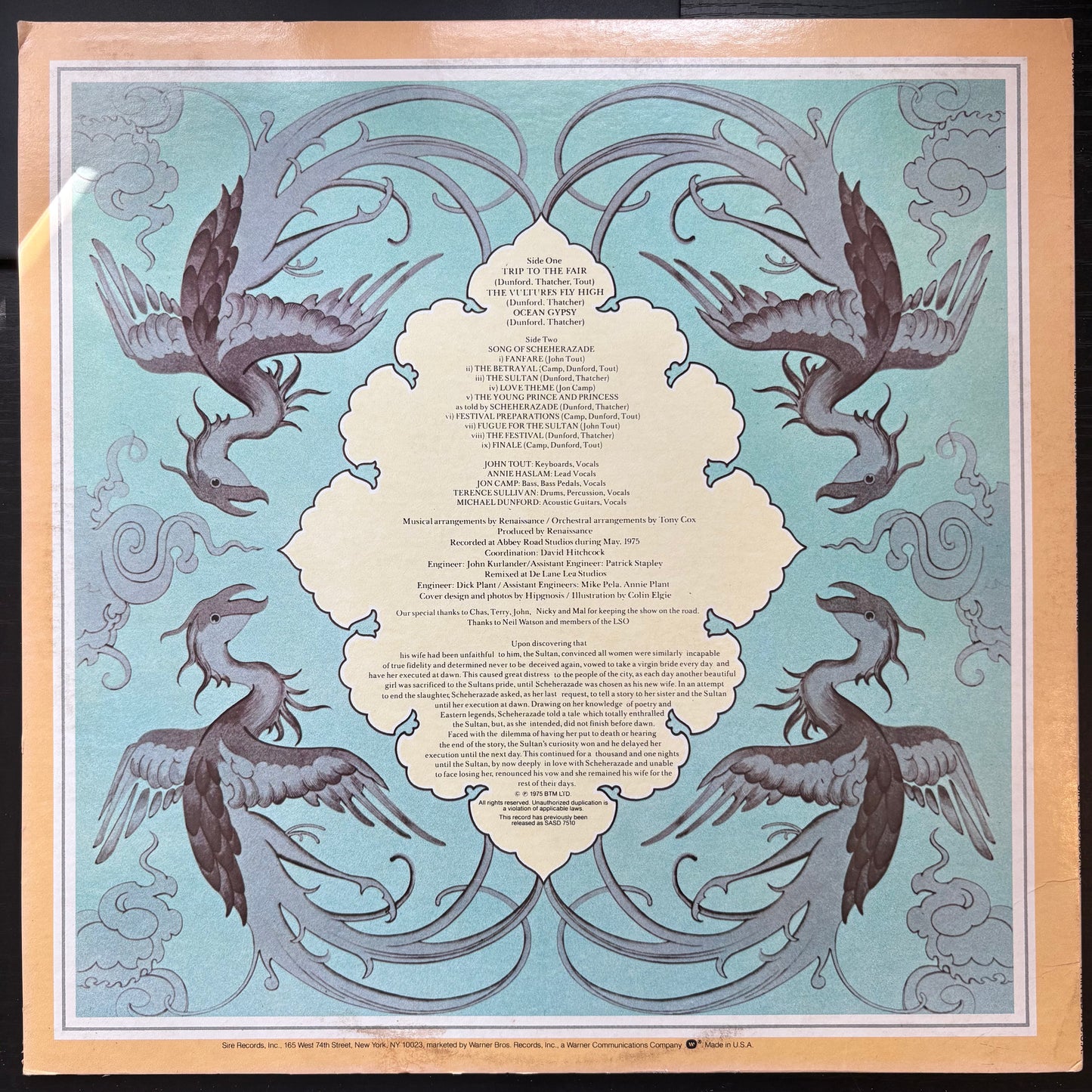 Renaissance, "Scheherazade & Other Stories" [VG Used]