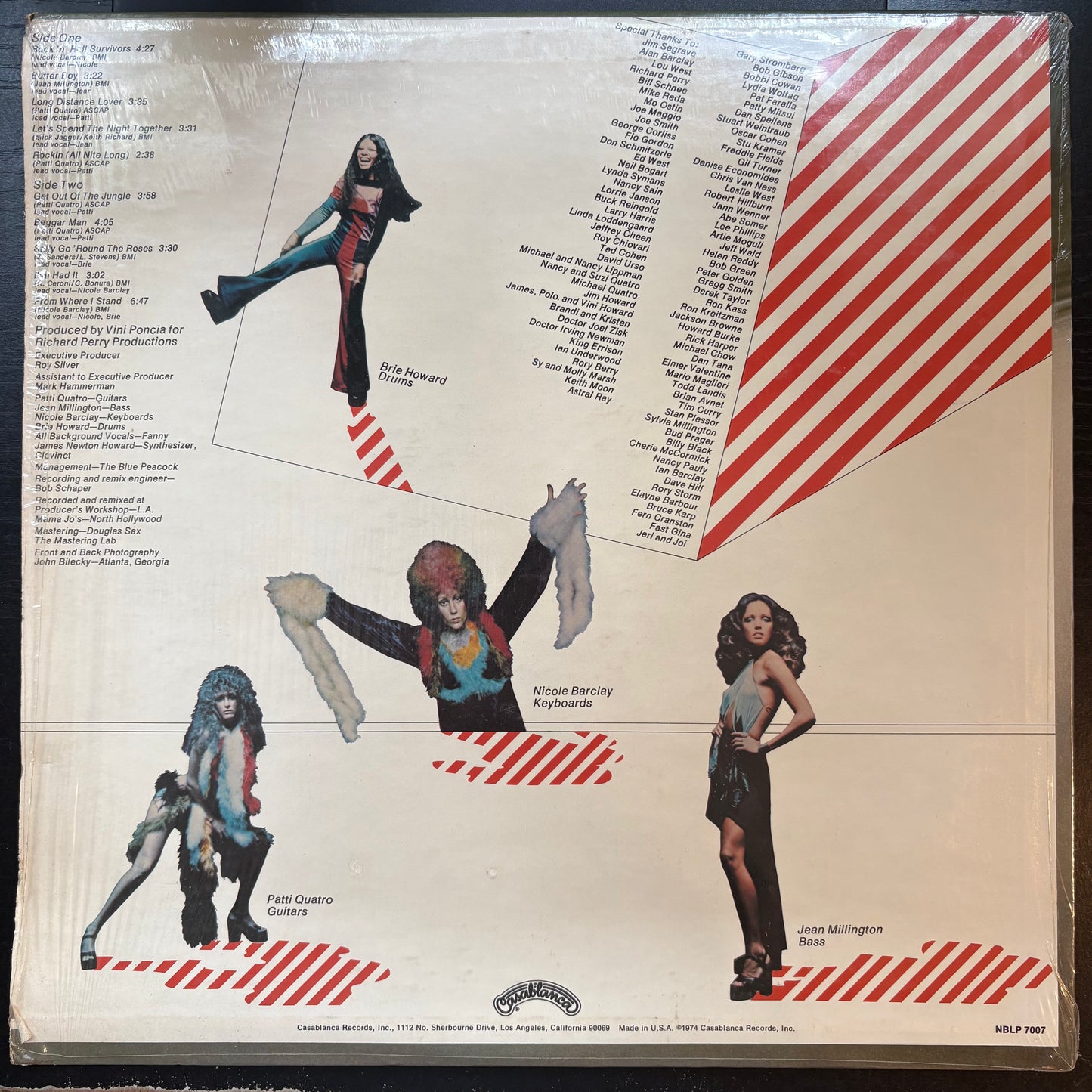 Fanny, "Rock and Roll Survivors" (LP) [VG Used]