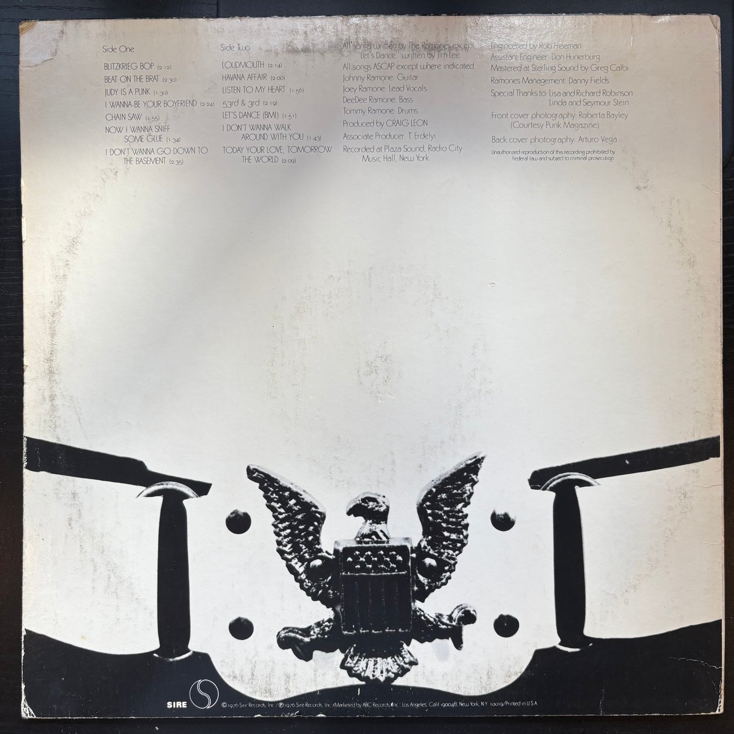 Ramones, "Ramones" [VG Used]