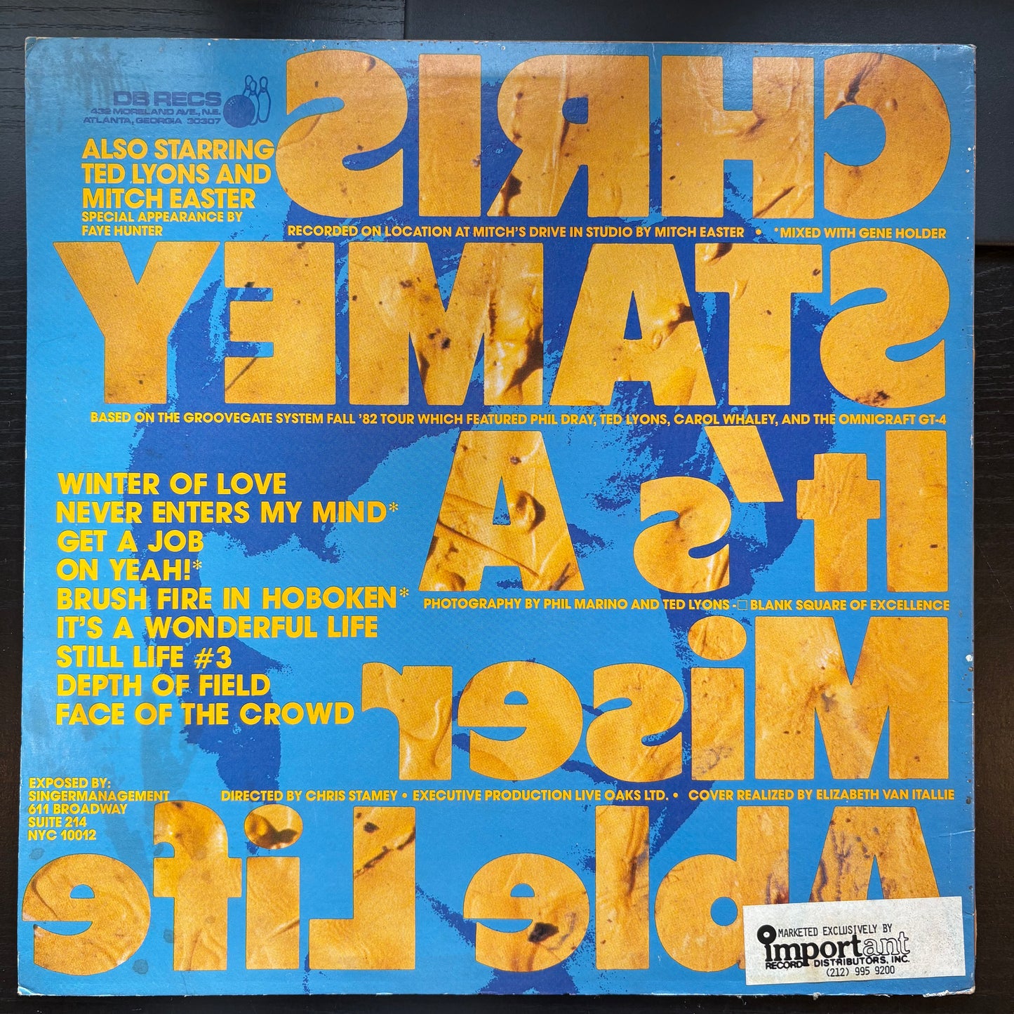 Chris Stamey, "It's a Wonderful Life" [VG+ Used]