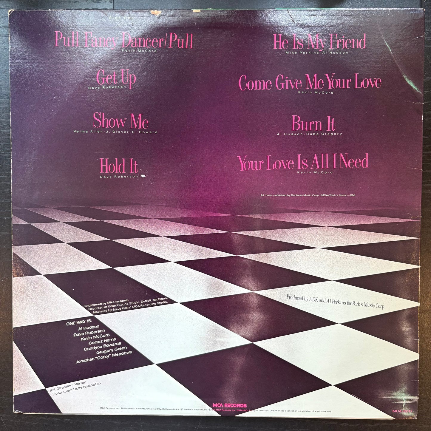 One Way, "Fancy Dancer" [VG- Used]