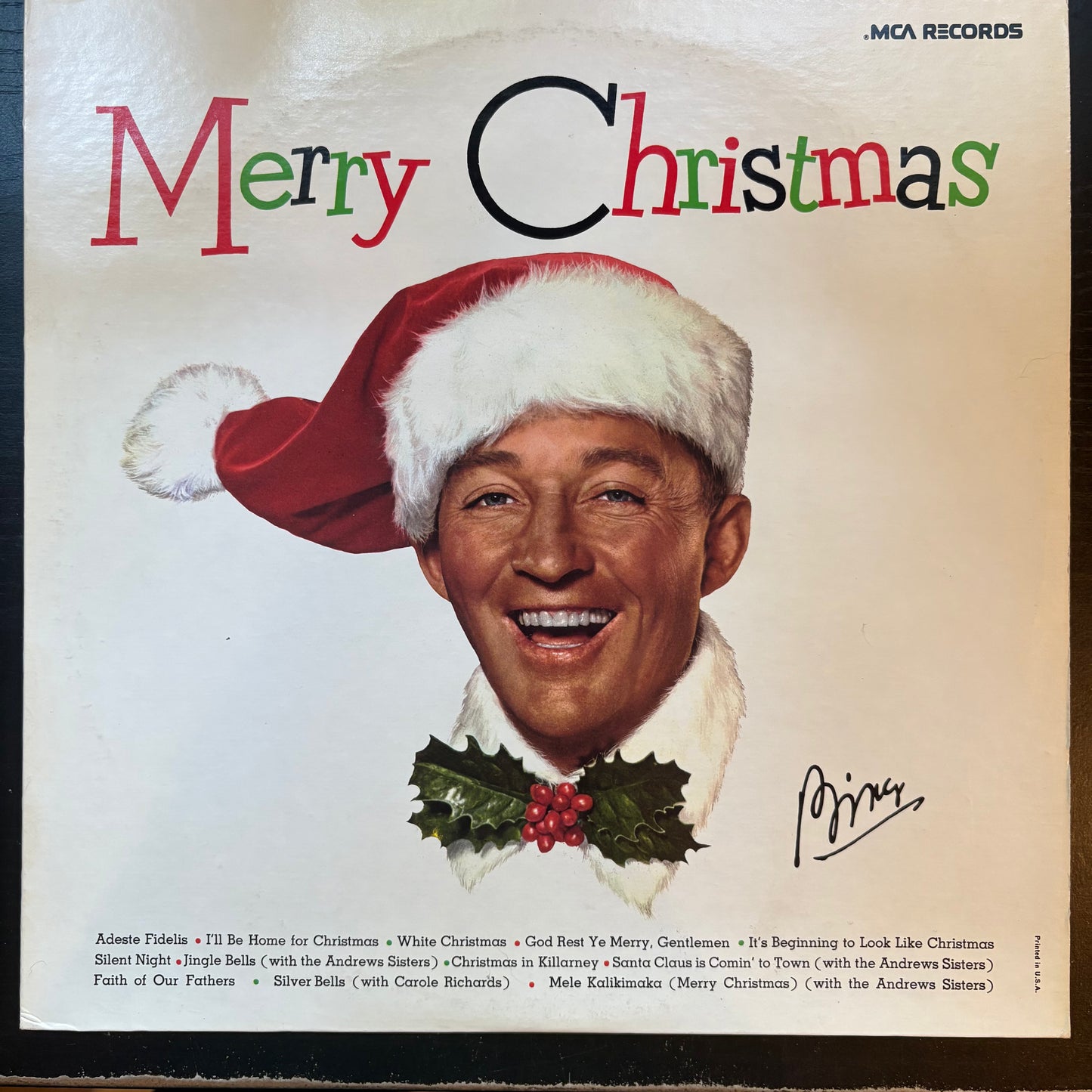 Bing Crosby, "Merry Christmas" (LP) [VG+ Used]
