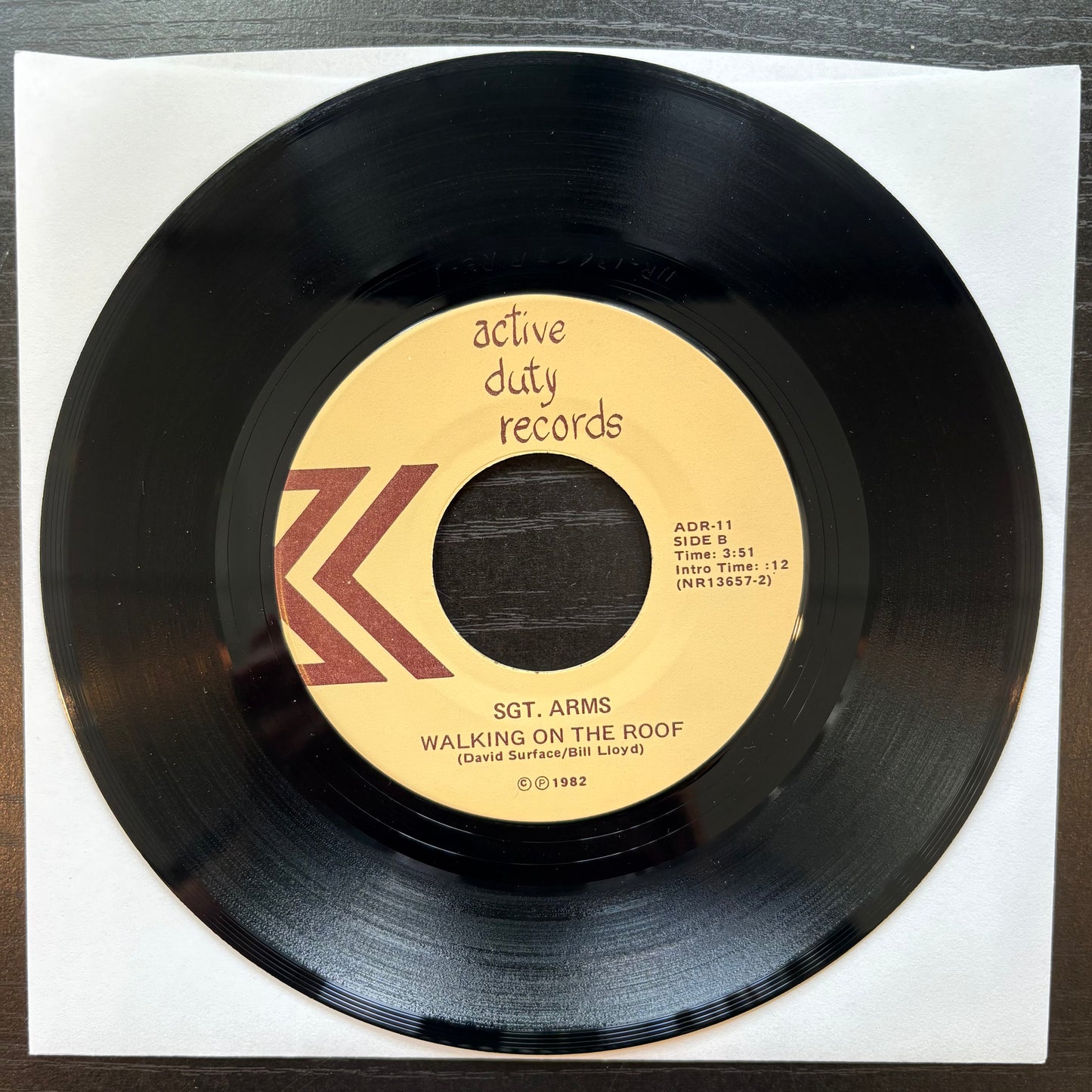 Sgt. Arms, "Caught in Traffic" (7") [VG+ Used]