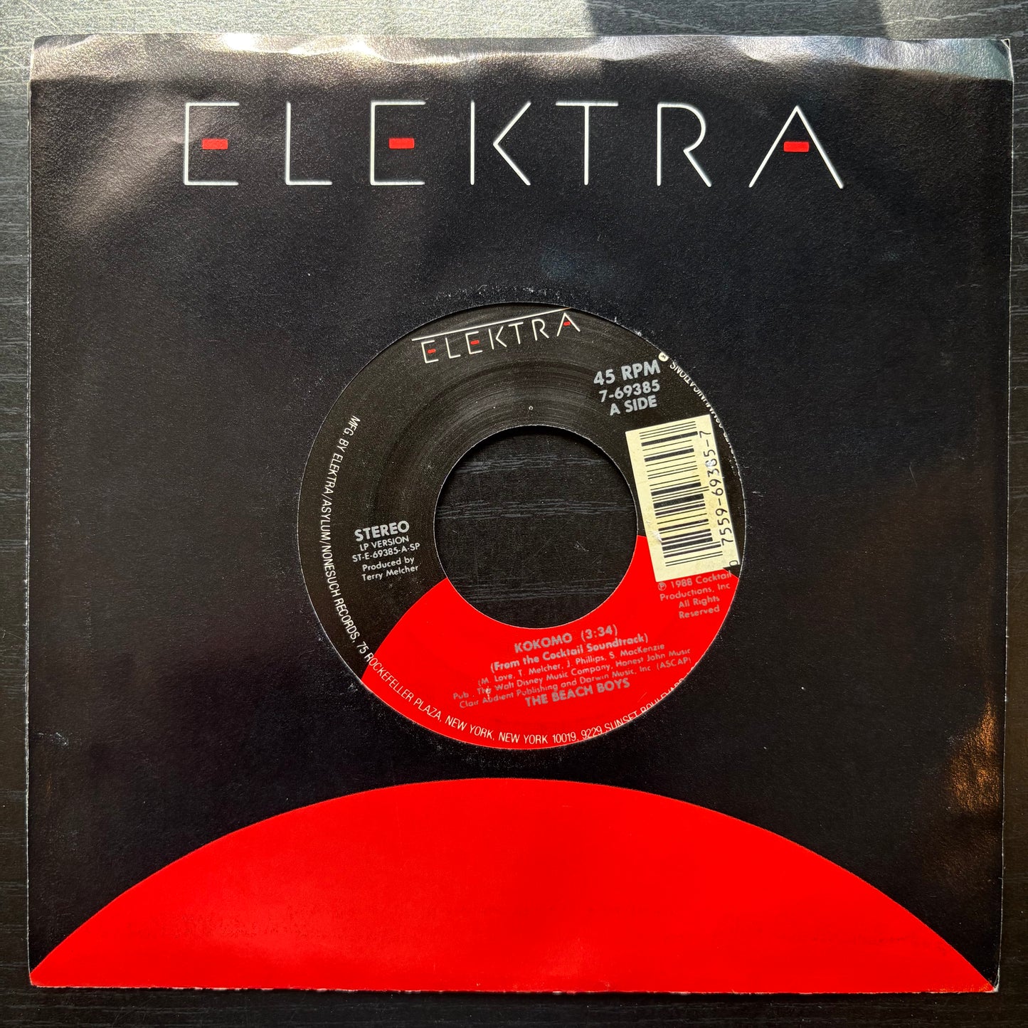 Beach Boys / Little Richard, "Kokomo / Tutti Frutti" (7") [VG+ Used]
