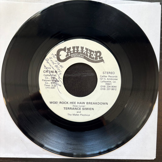 Terrance Simien, "Woe! Rock Hee Haw Breakdown" (Signed) (7") [EX Used]