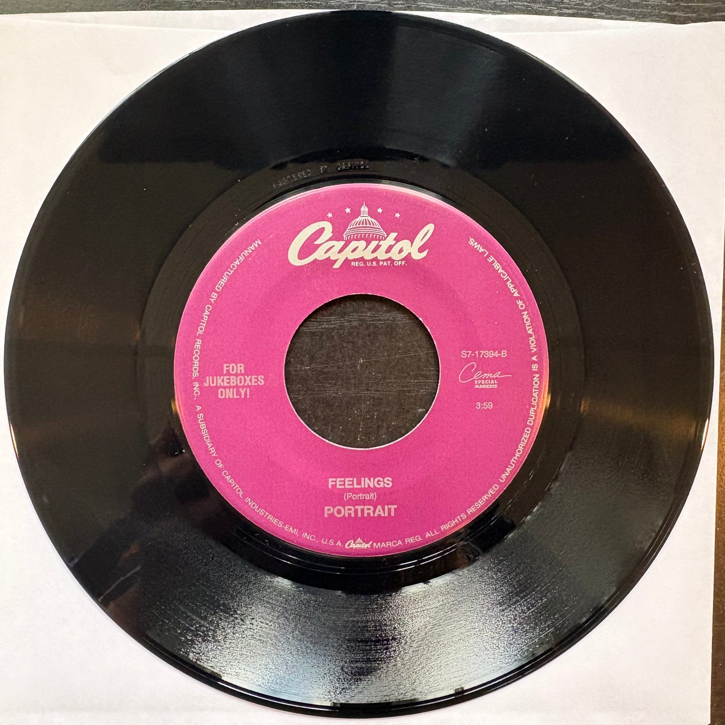 Portrait, "Day by Day" (7") [EX Used]