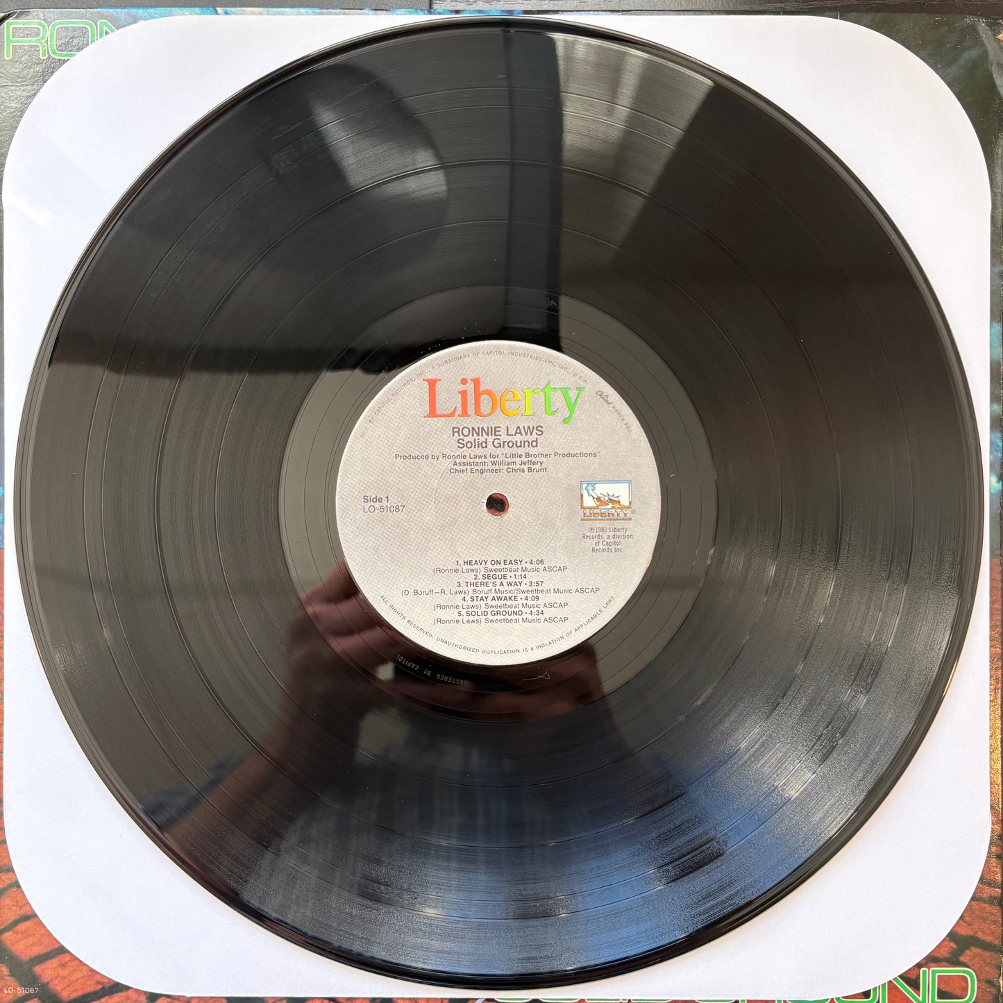 Ronnie Laws, "Solid Ground" [VG+ Used]