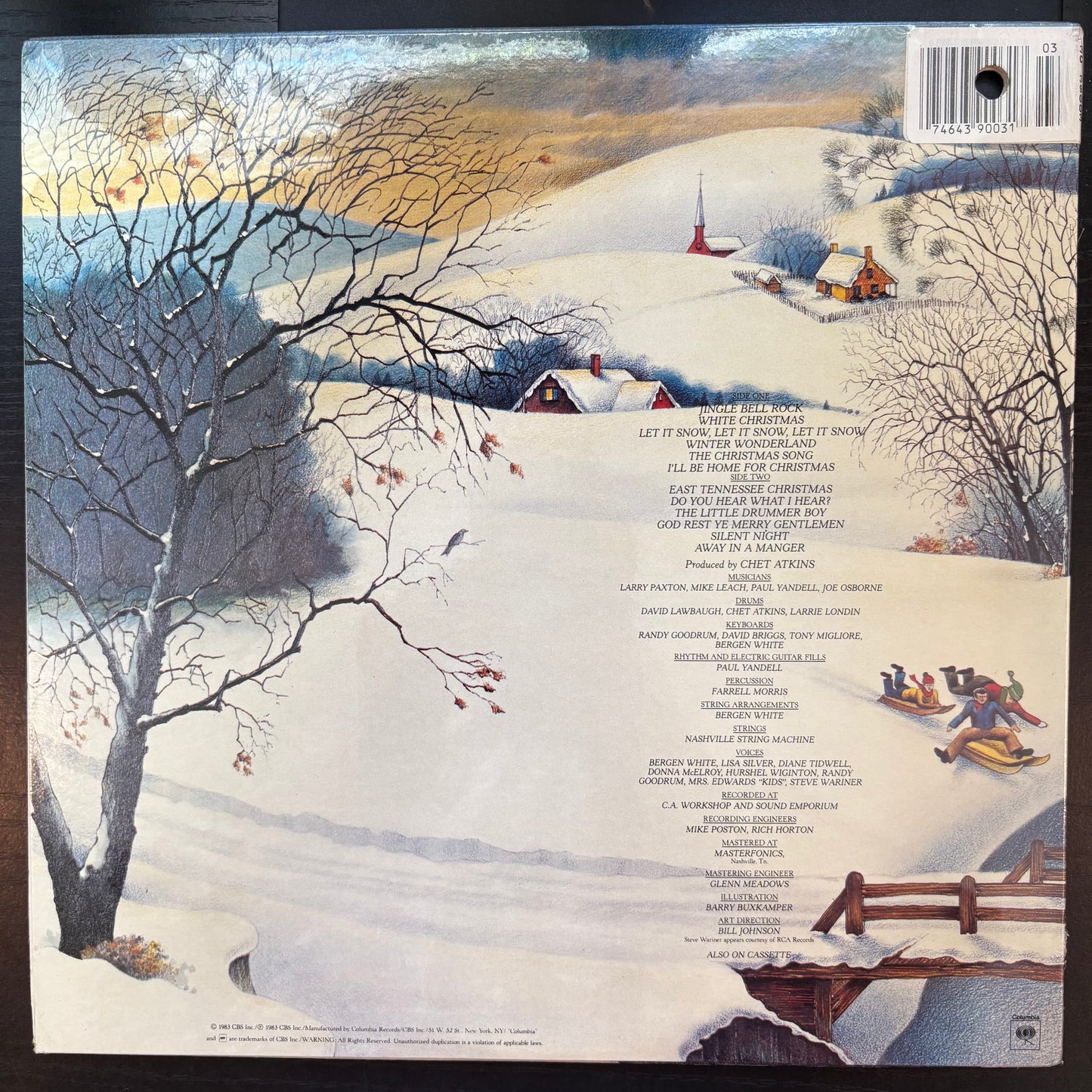 Chet Atkins, "East Tennessee Christmas" (Sealed) [Used]