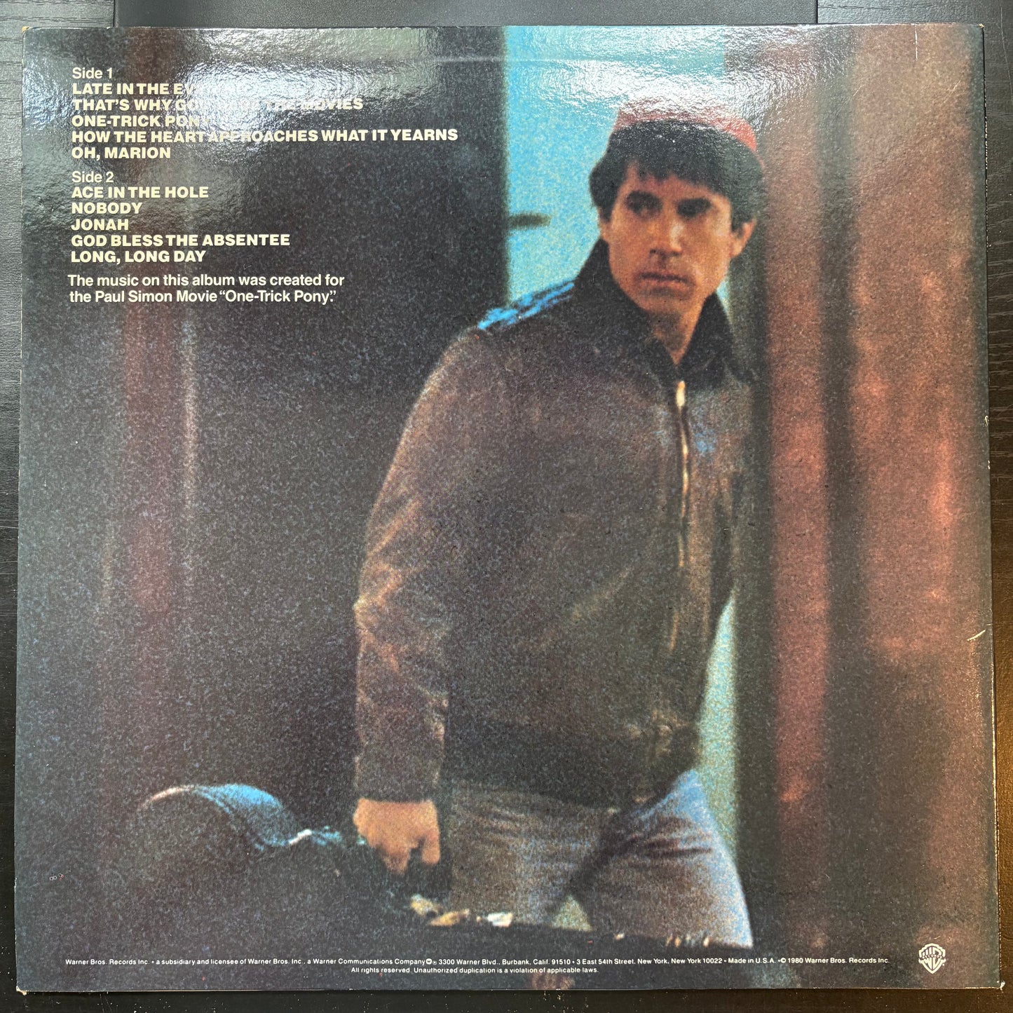 Paul Simon, "One-Trick Pony" (LP) [EX Used]