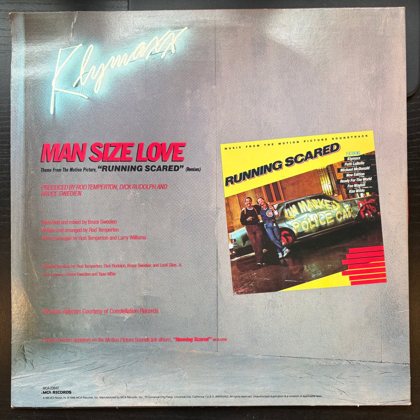 Klymaxx, "Man Size Love" (12") [VG+ Used]