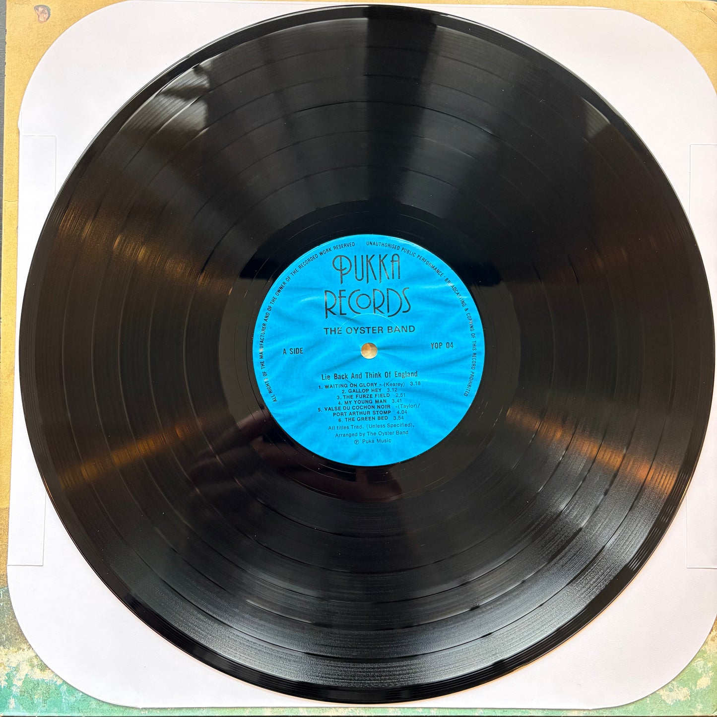 Oyster Band, "Lie Back and Think of England" [VG+ Used]