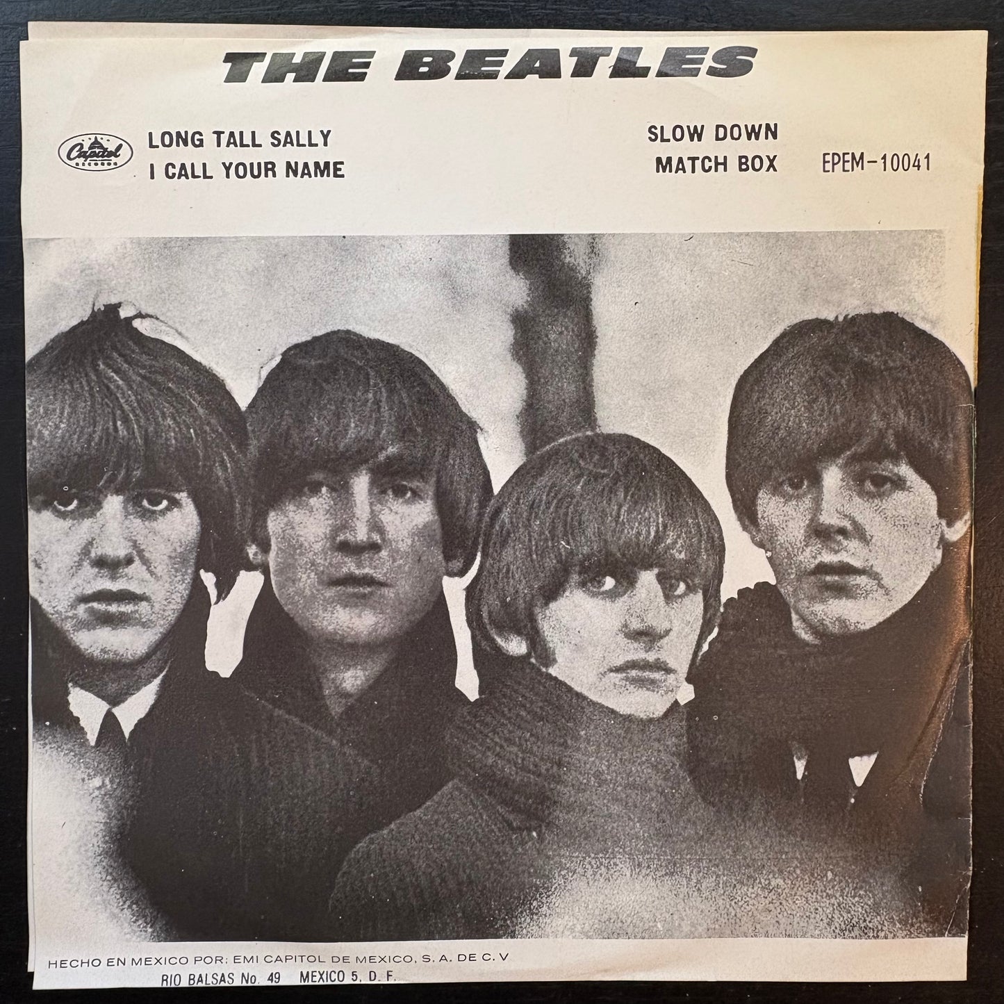 Beatles, "La Flaca Sally" (EP) (7") [VG+ Used]