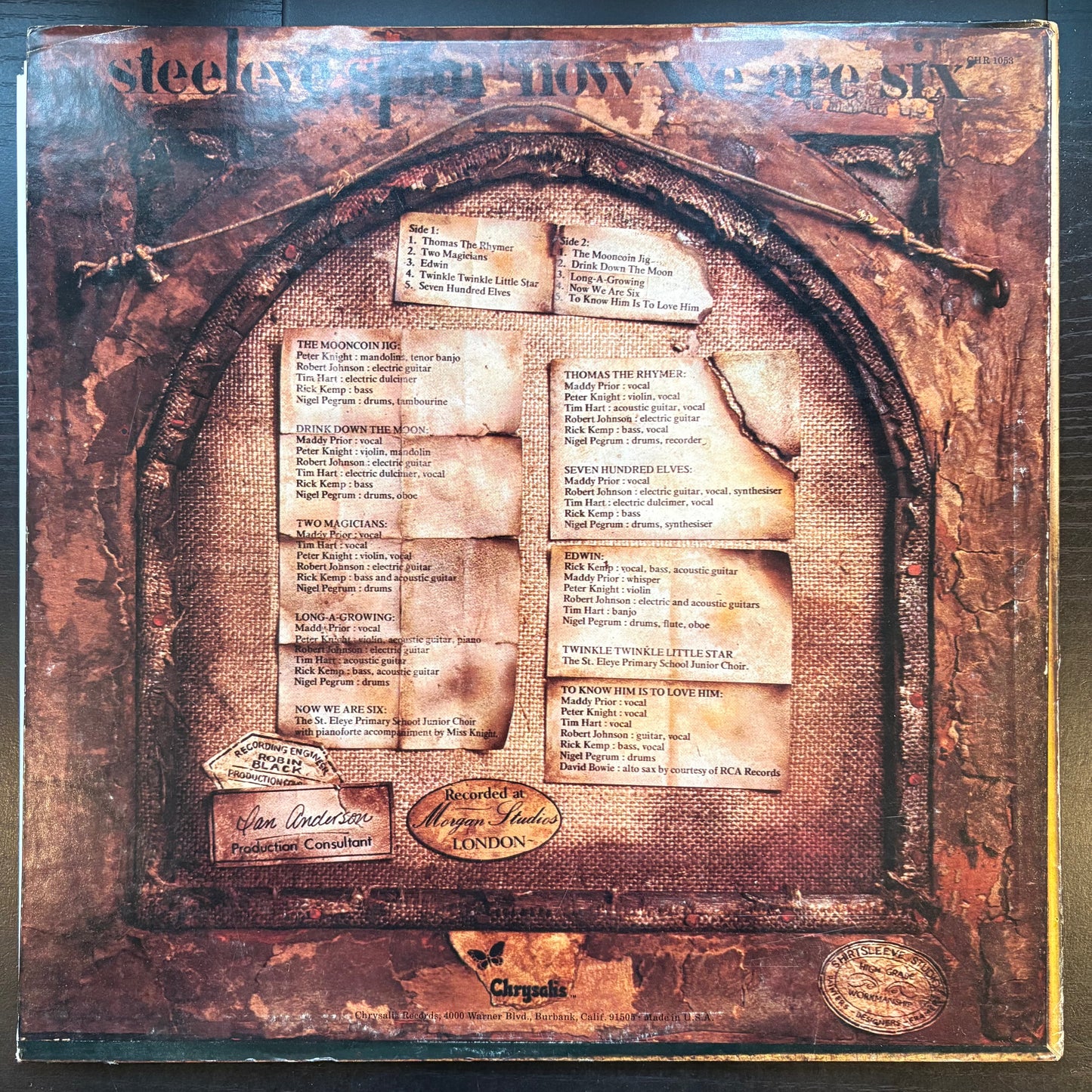 Steeleye Span, "Now We Are Six" [VG Used]