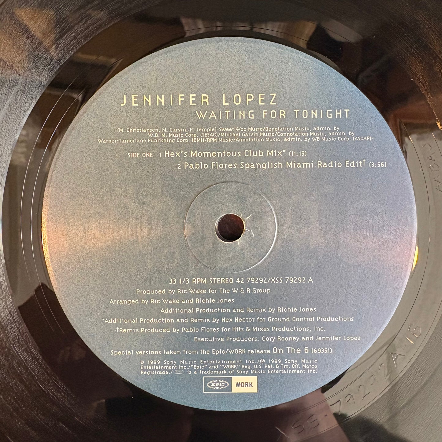Jennifer Lopez, "Waiting for Tonight" (12") [VG Used]