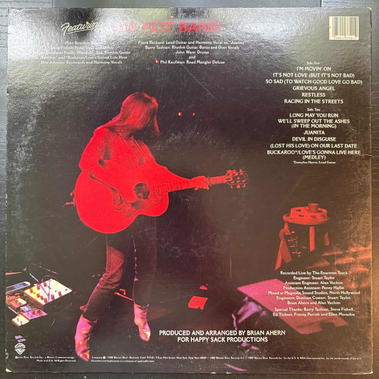 Emmylou Harris, "Last Date" [EX Used]