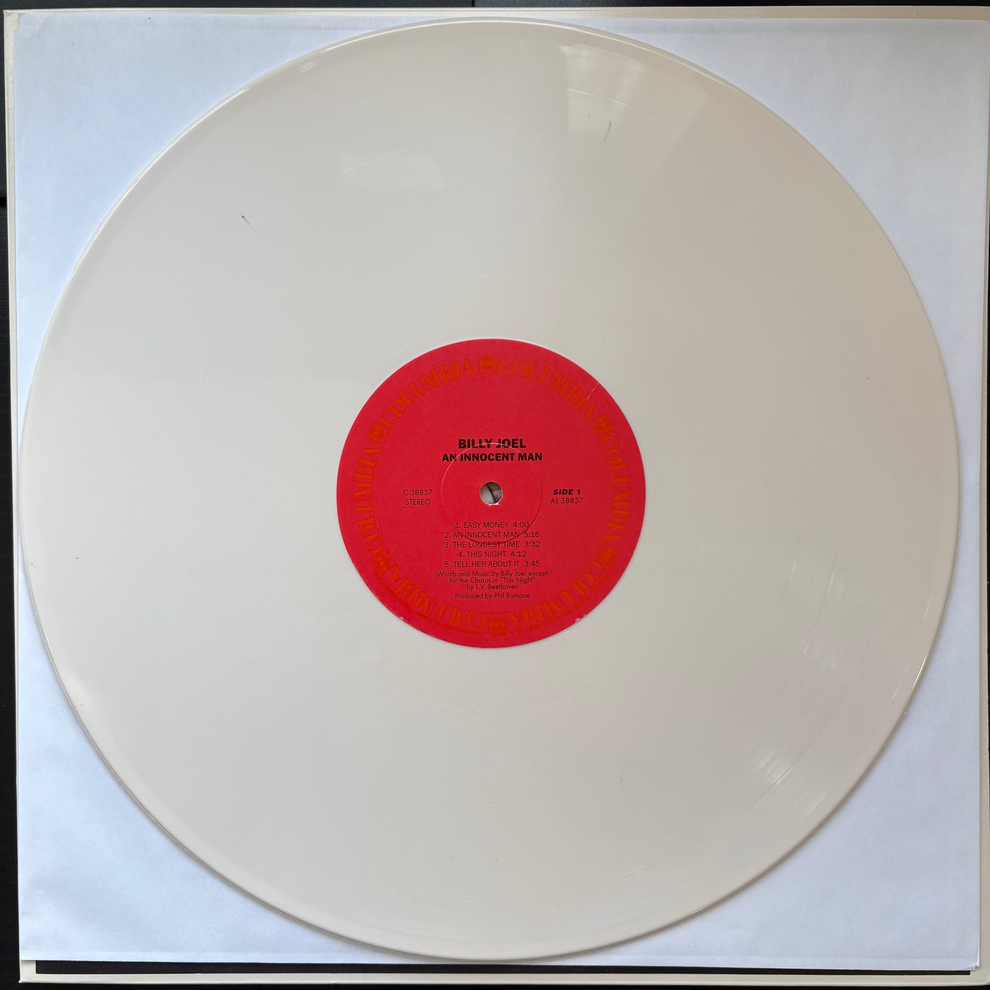 Billy Joel, "An Innocent Man" (Custard Vinyl) [EX Used]