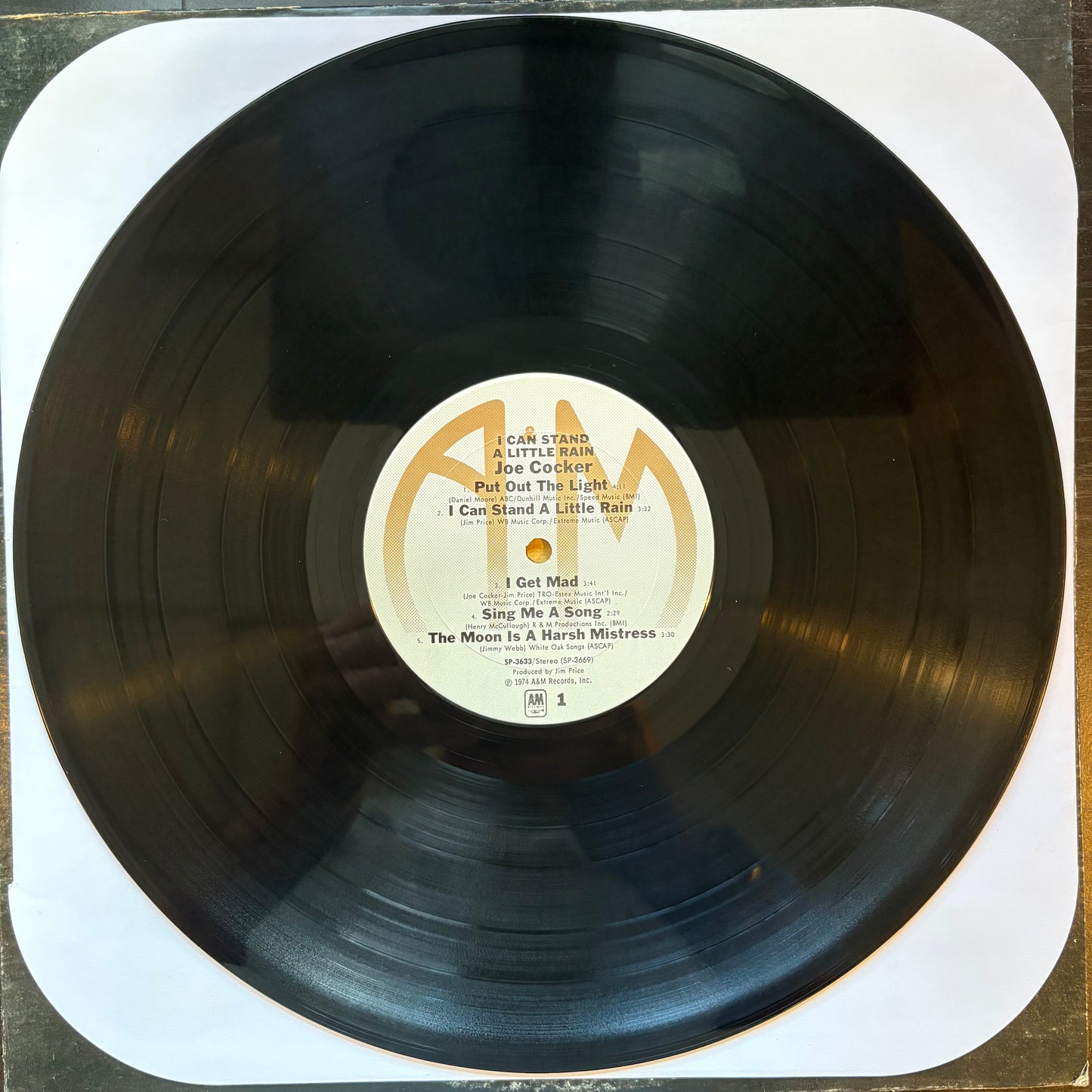 Joe Cocker, "I Can Stand a Little Rain" [VG Used]