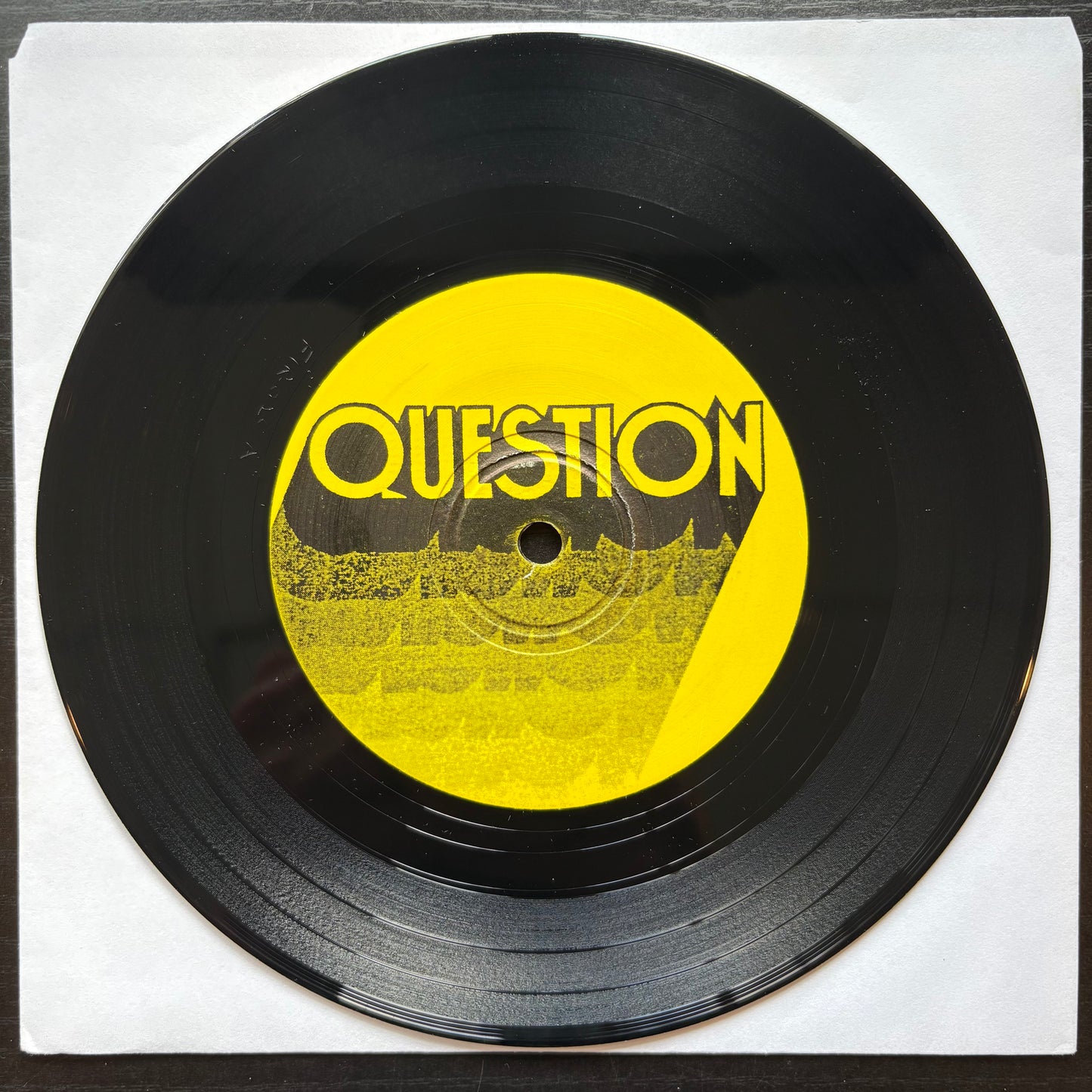 Question, "Insanity" (Silk-Screened Cover / 7") [VG Used]