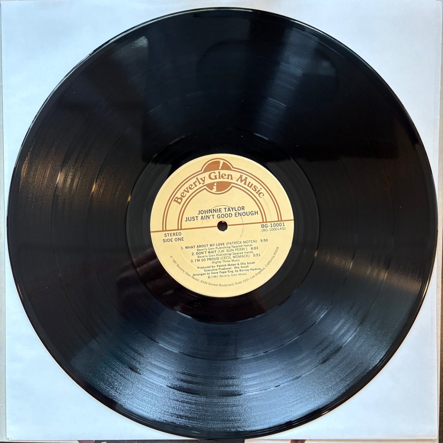 Johnnie Taylor, "Just Ain't Good Enough" [VG Used]