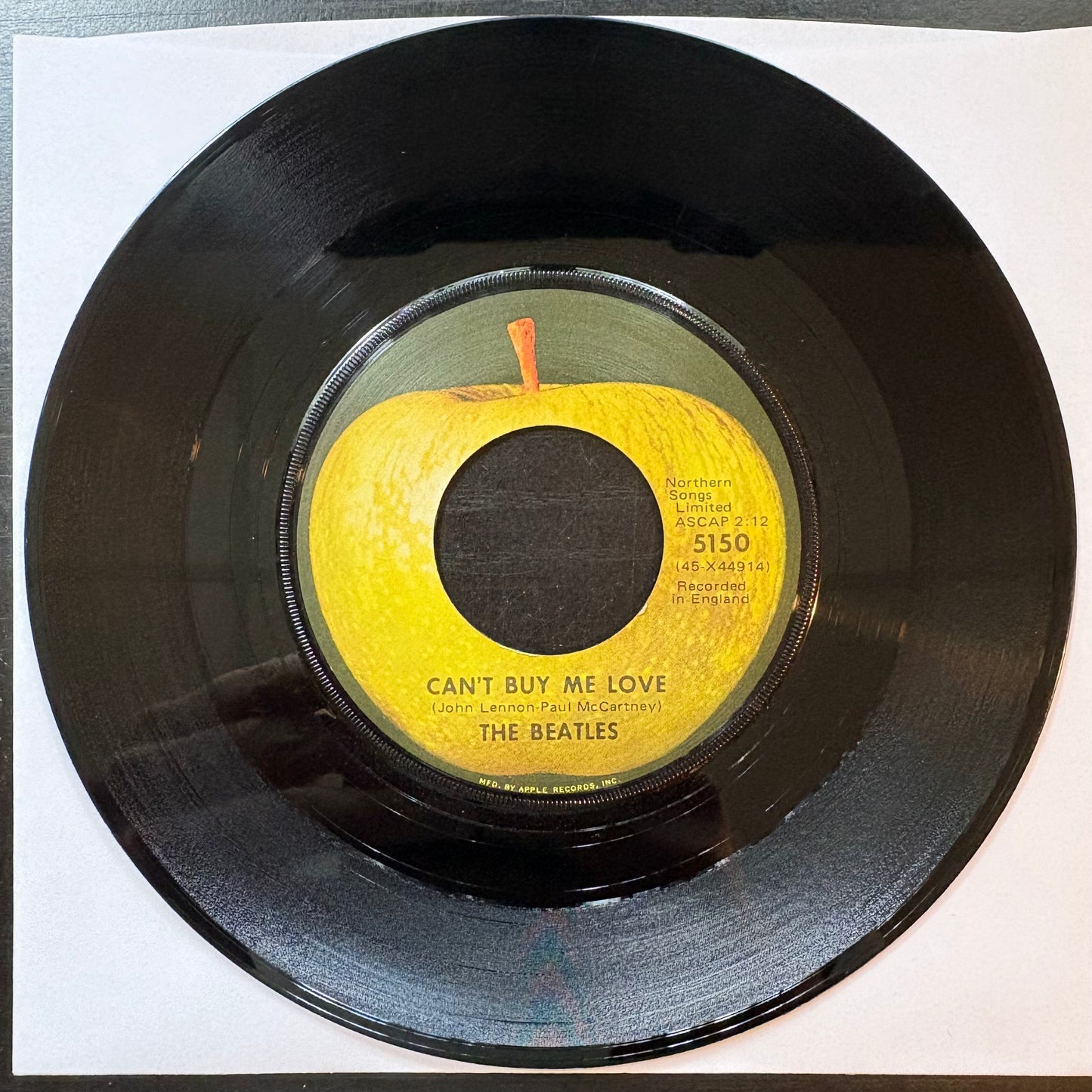 Beatles, "Can't Buy Me Love" (7") (Mono) [VG Used]