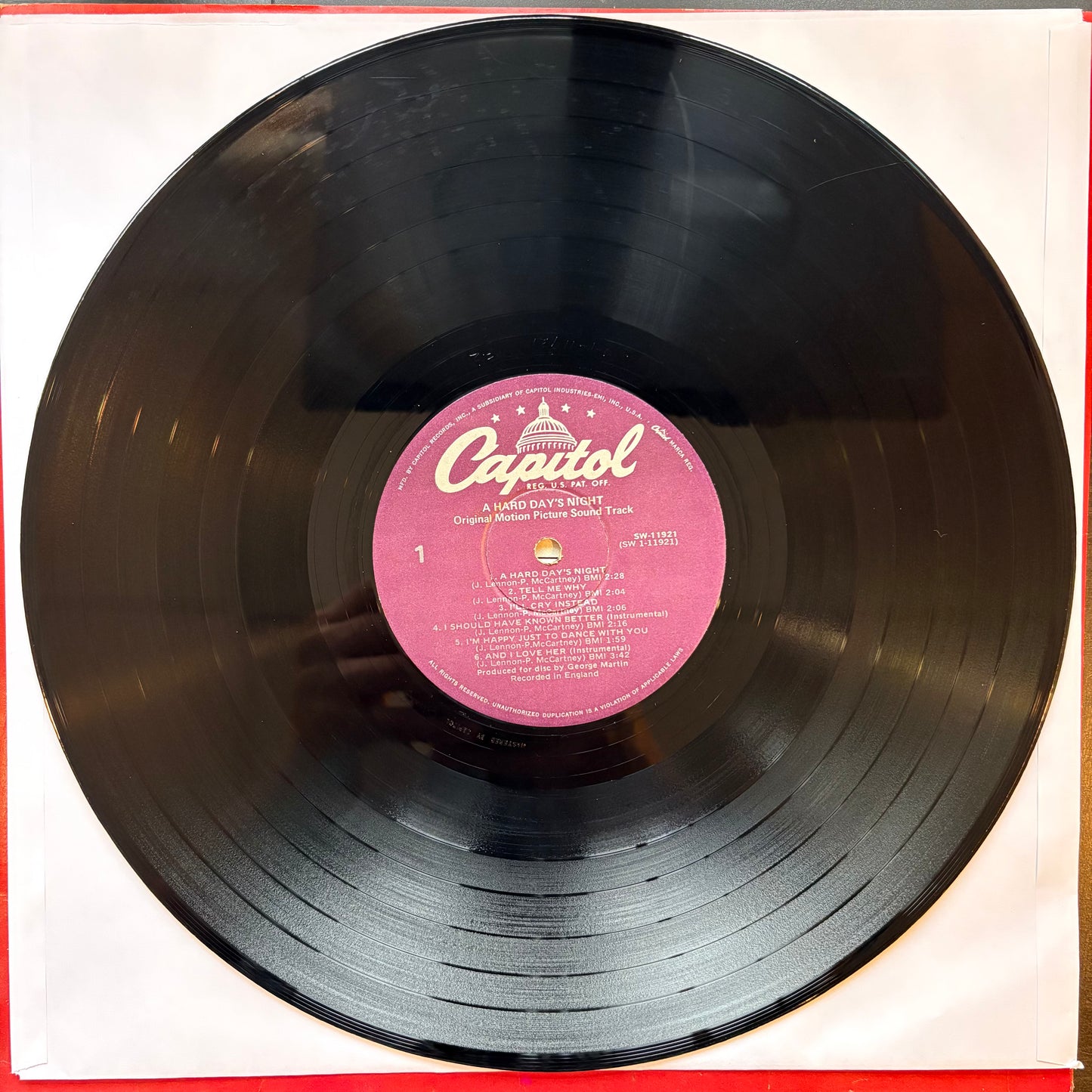 Beatles, "A Hard Day's Night Soundtrack" [VG Used]