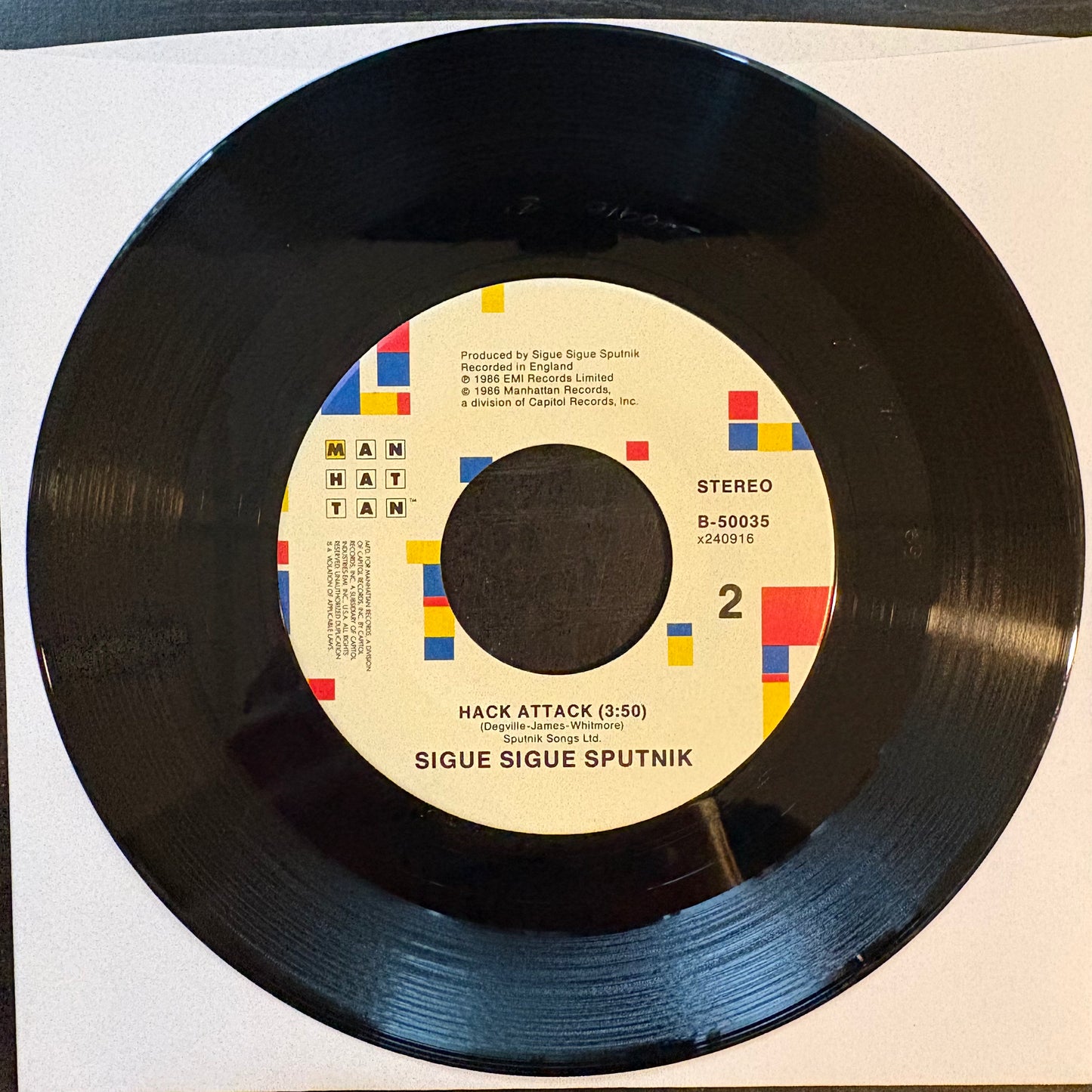 Sigue Sigue Sputnik, "Love Missle F1-11" (7") [VG+ Used]