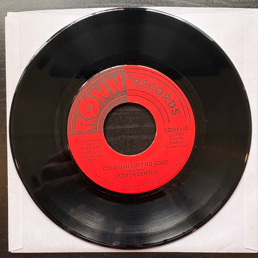 Buster Benton, "Cold Man Ain't No Good" (7") [VG Used]
