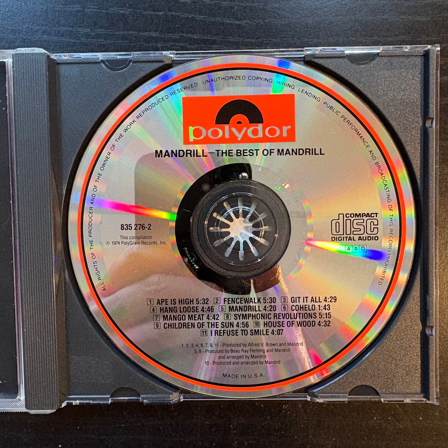 Mandrill, "The Best of Mandrill" [Used CD]