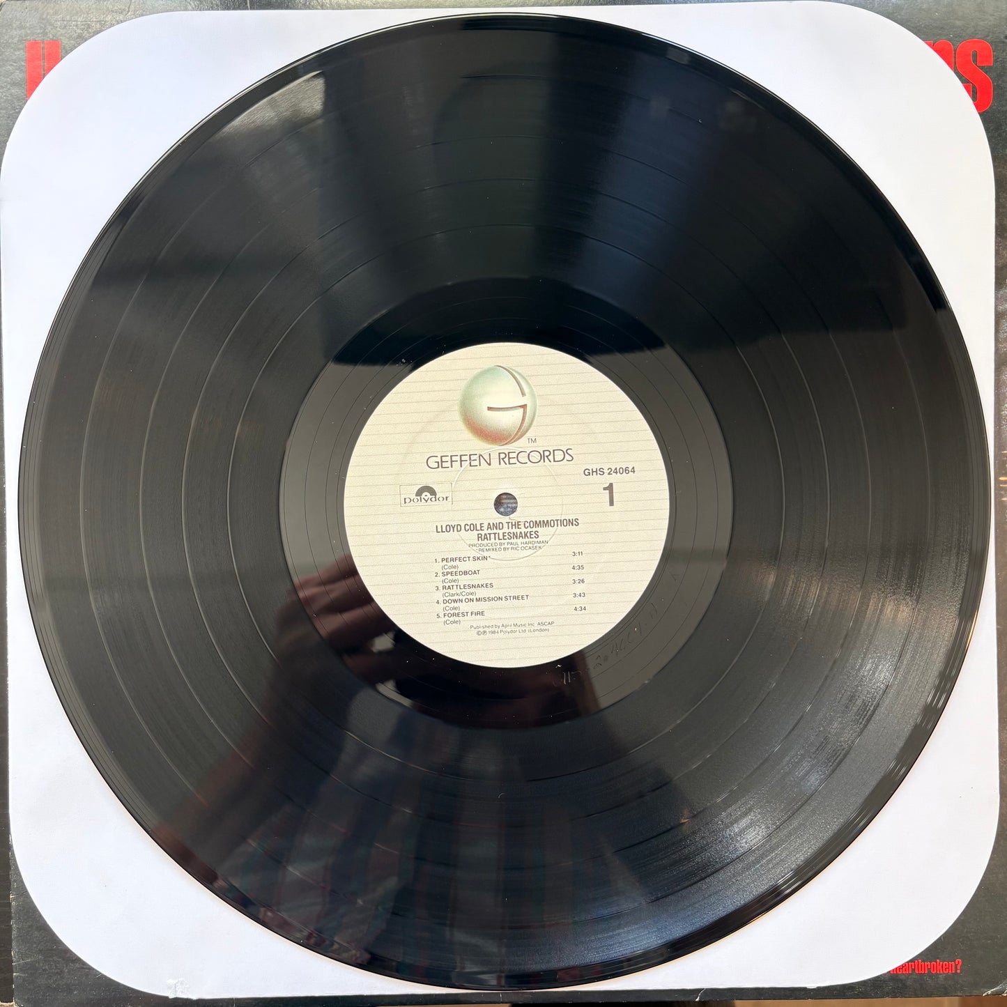 Lloyd Cole & The Commotions, "Rattlesnakes" [VG+ Used]