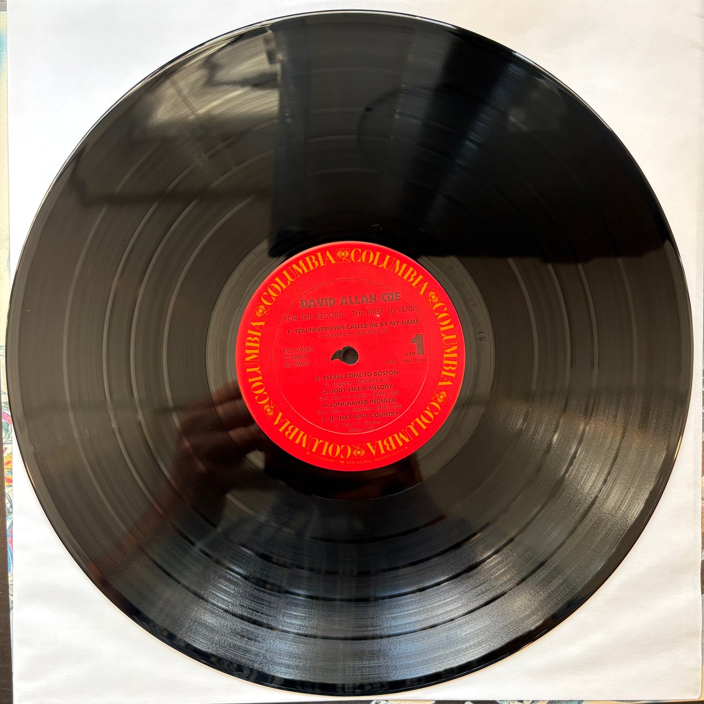 David Allan Coe, "For the Record: The First 10 Years" [VG+ Used]