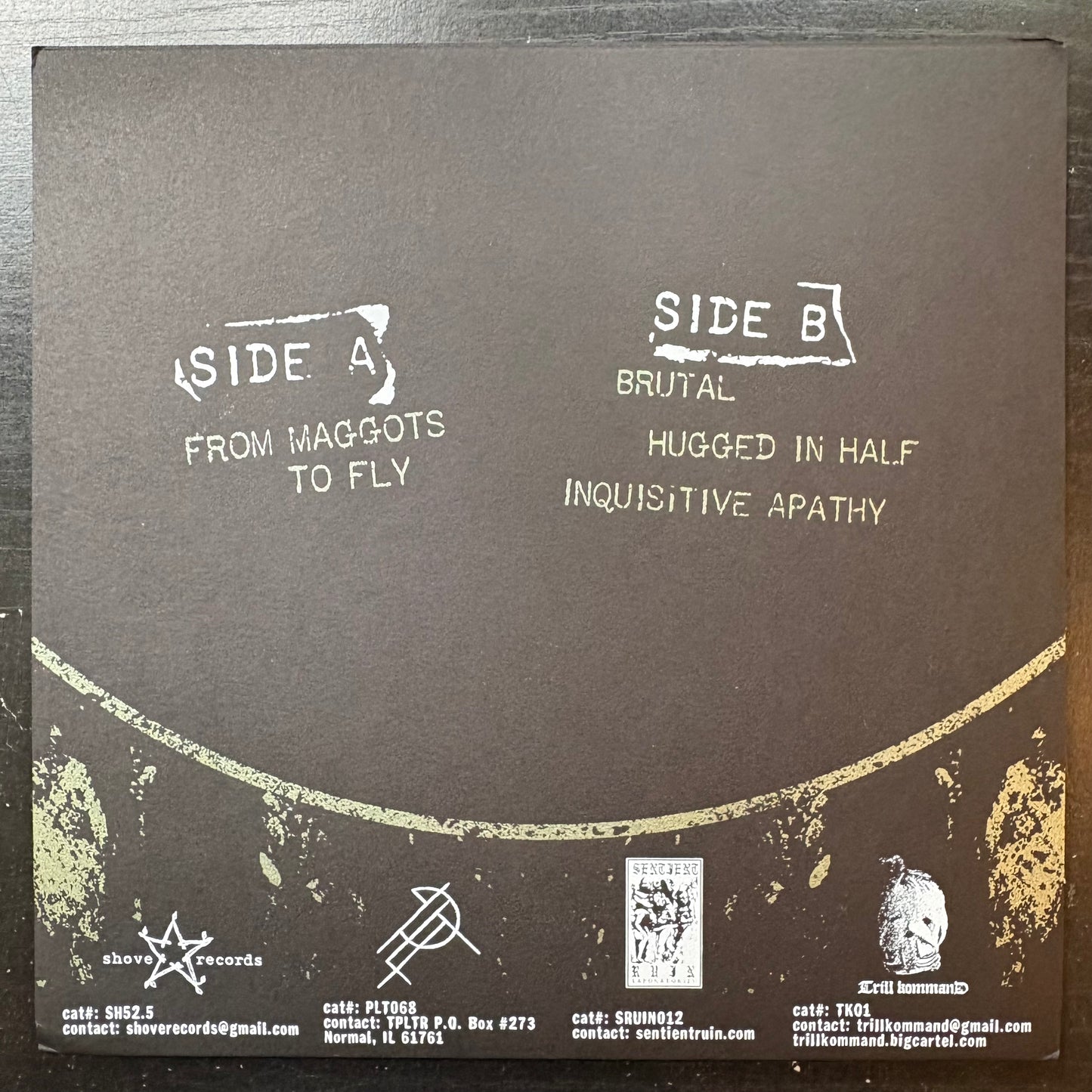 Augurs / Deathgrave, "Split" (7") [VG Used]