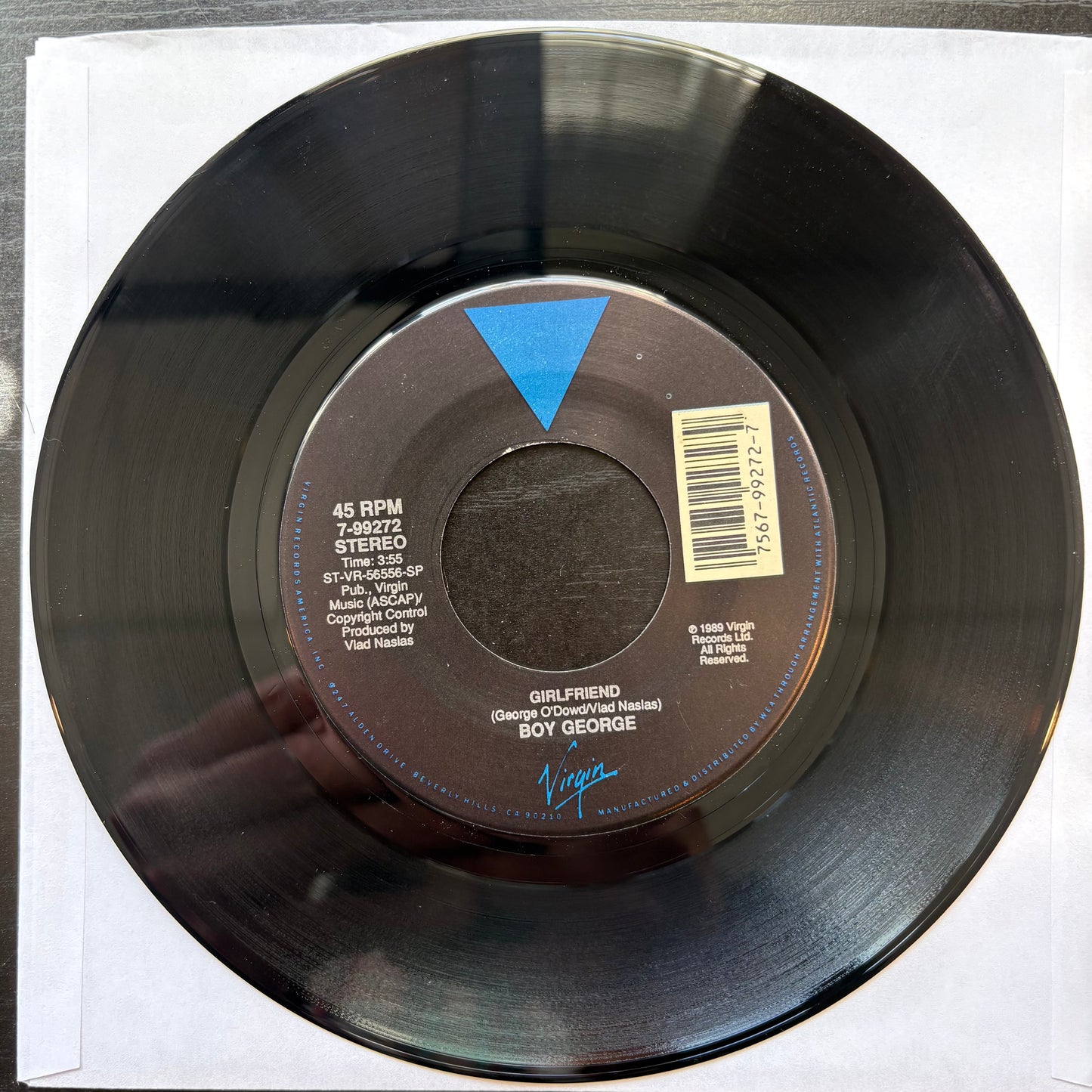 Boy George, "Don't Take My Mind on a Trip" (7") [EX Used]