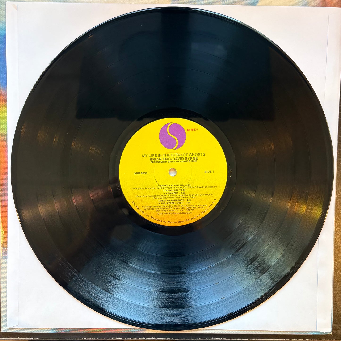 Brian Eno - David Byrne, "My Life in the Bush of Ghosts" [VG Used]
