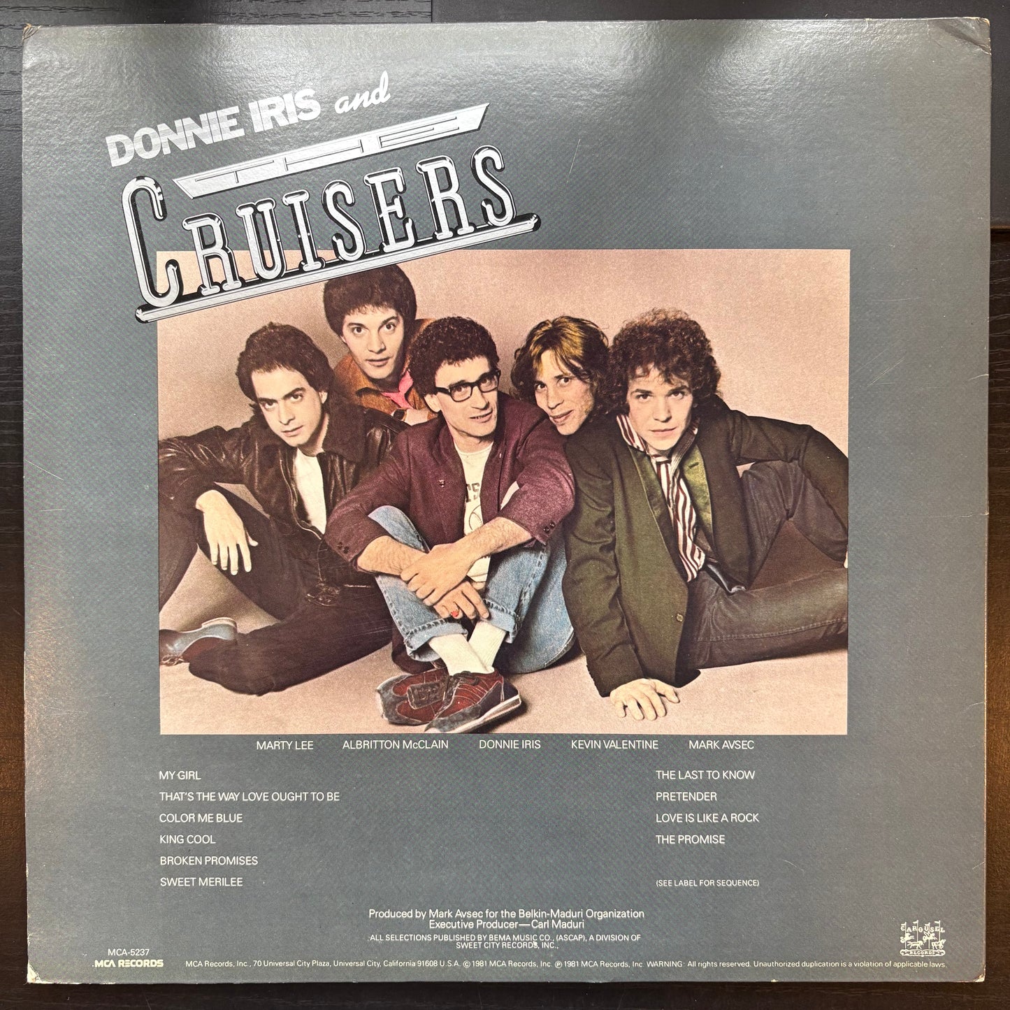 Donnie Iris & The Cruisers, "King Cool" [VG+ Used]