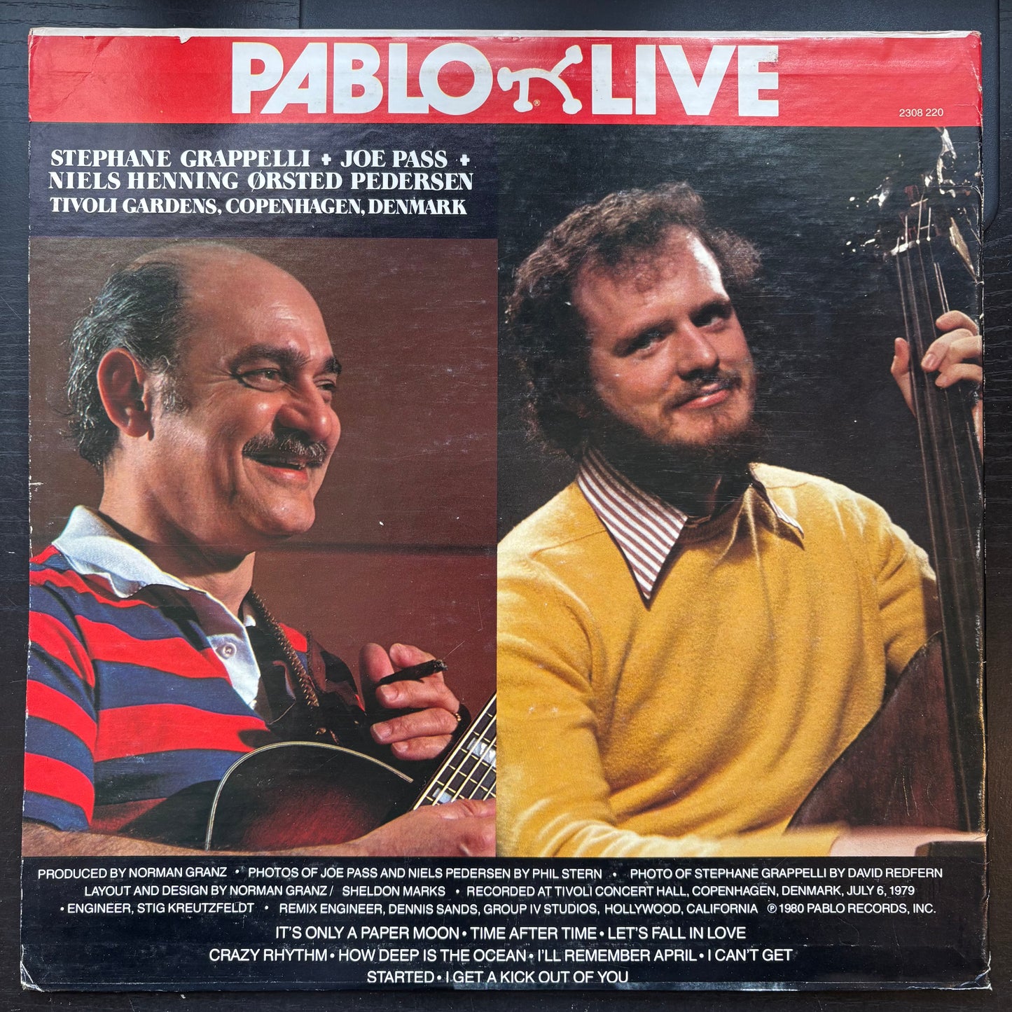 Stephane Grappelli + Joe Pass + Niels Henning Orsted Pedersen, "Tivoli Gardens, Copenhagen, Denmark" [VG Used]