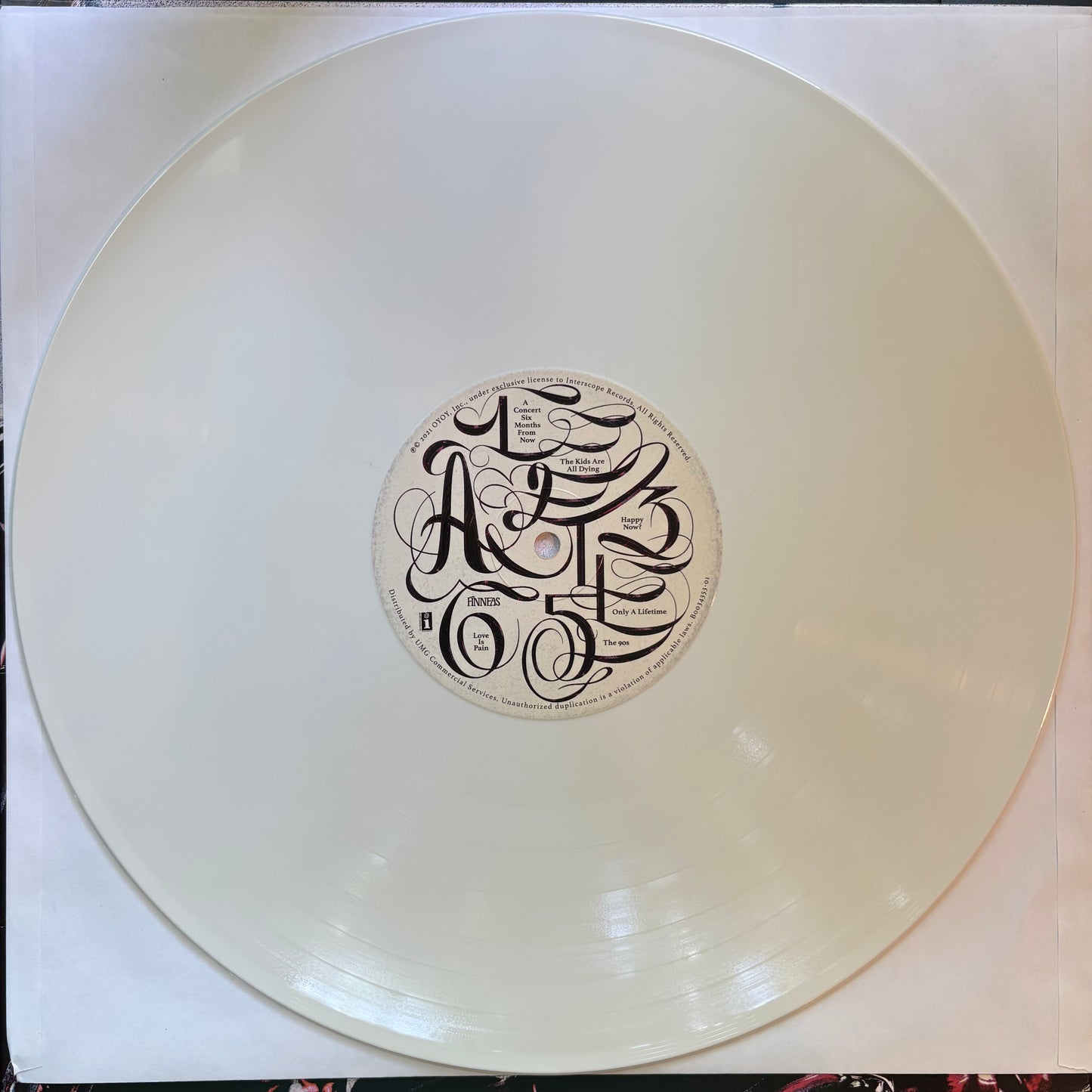 FINNEAS, "Optimist" (White Vinyl) [VG Used]
