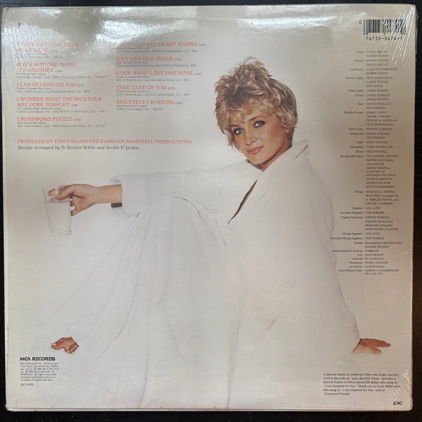 Barbara Mandrell, "Clean Cut" [EX Used]