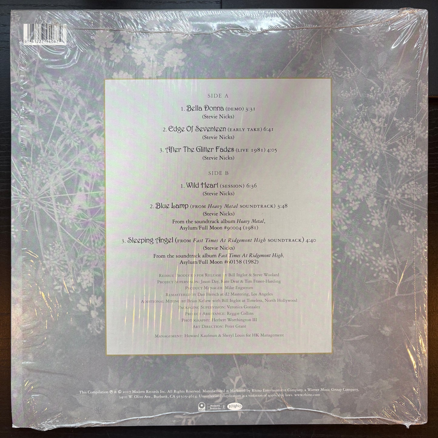 Stevie Nicks, "Rarities 1981-1983" (EP) [VG+ Used]