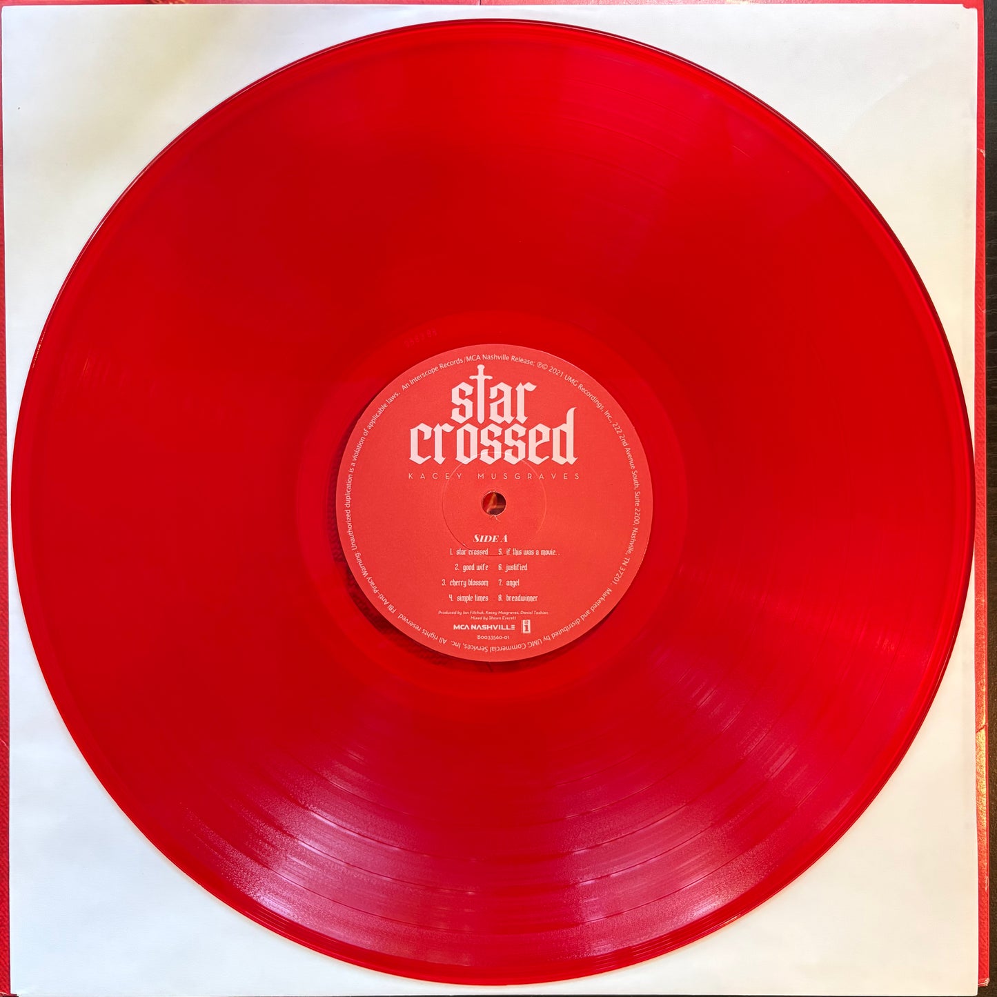 Kacey Musgraves, "Star-Crossed" (Red Vinyl) [VG Used]
