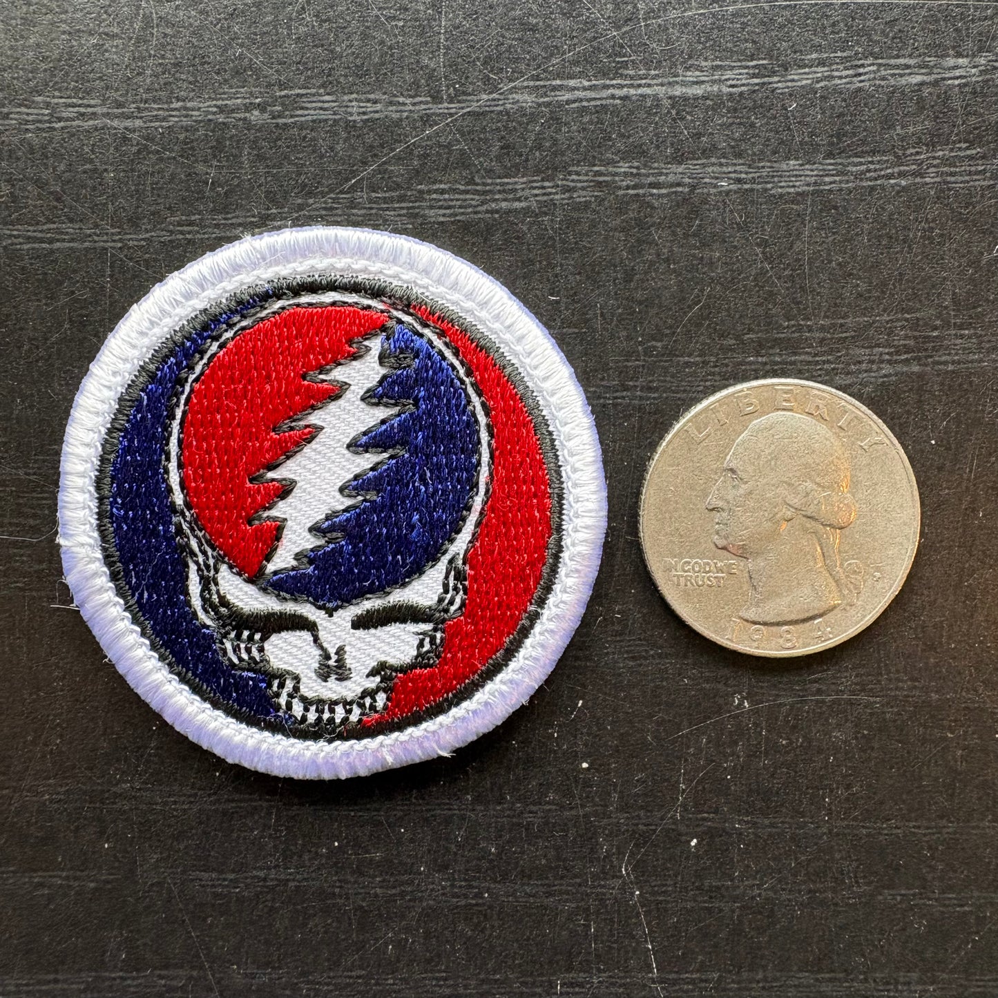 Grateful Dead - Steal Your Face Iron-On Patch (Small)
