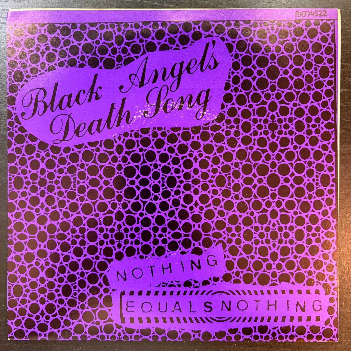 Black Angel's Death Song, "Nothing Equals Nothing" (7") (Clear Vinyl) [NM Used]