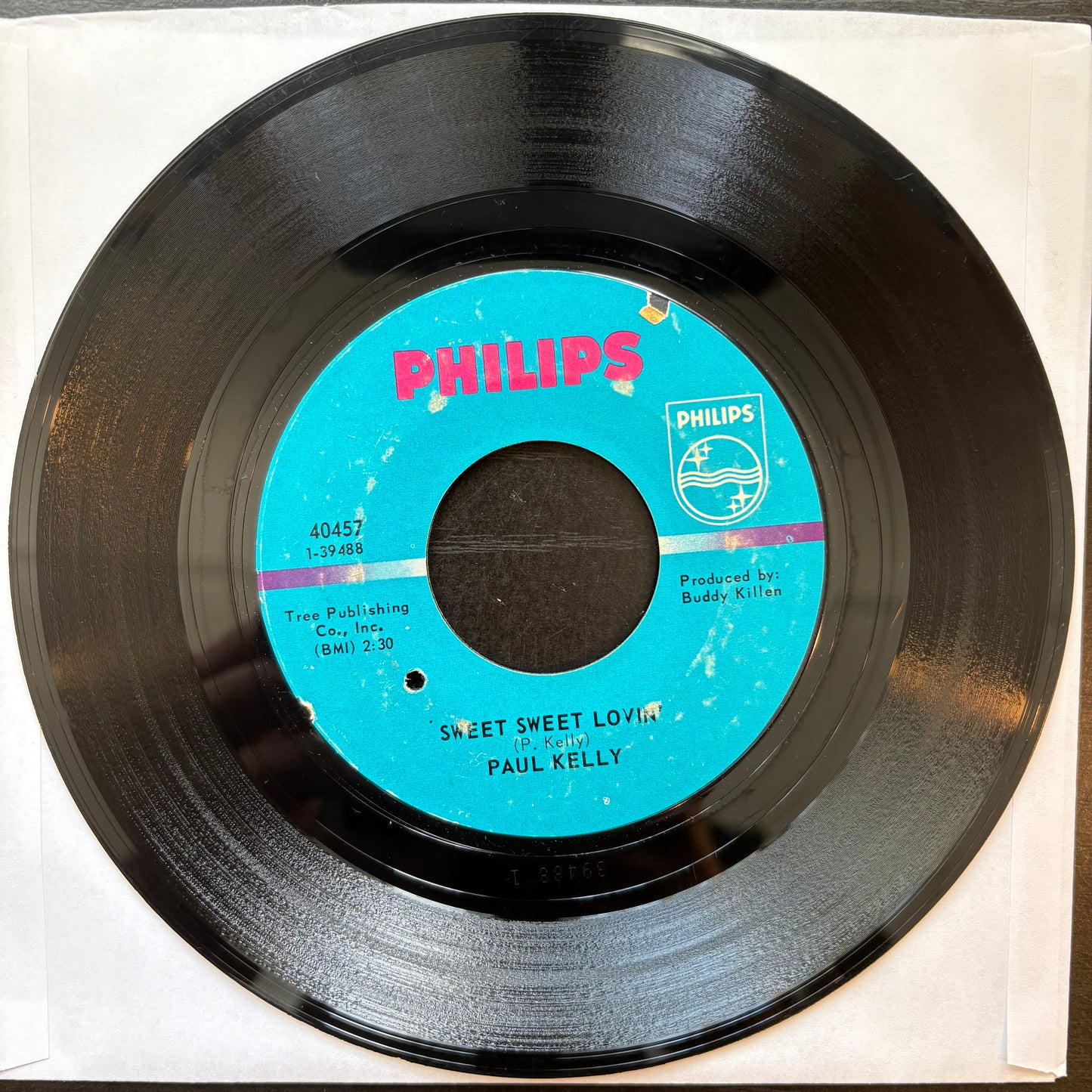 Paul Kelly, "Sweet Sweet Lovin'" (7") [VG- Used]