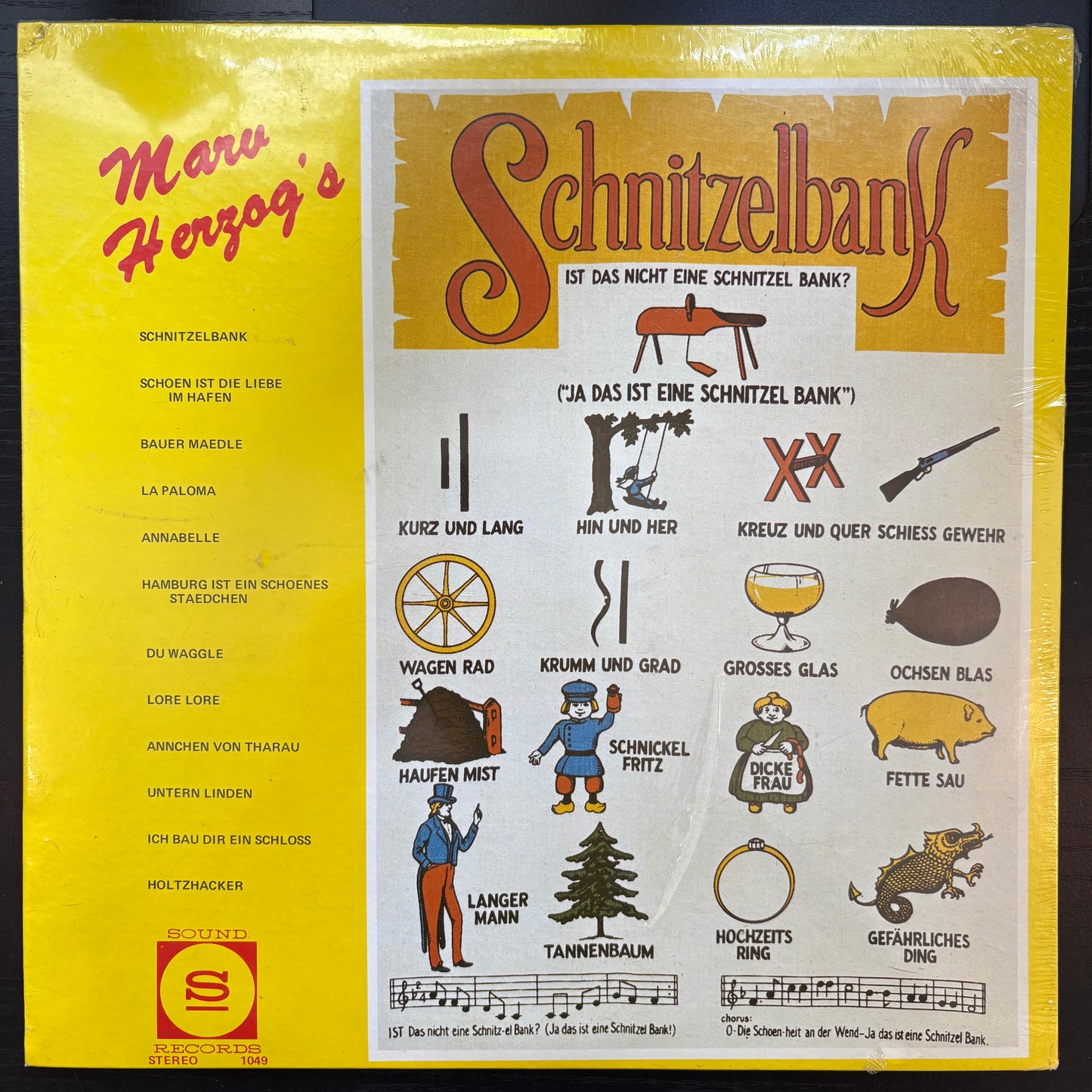Marv Herzog, "Marv Herzog's Schnitzelbank" (Sealed) [Used]