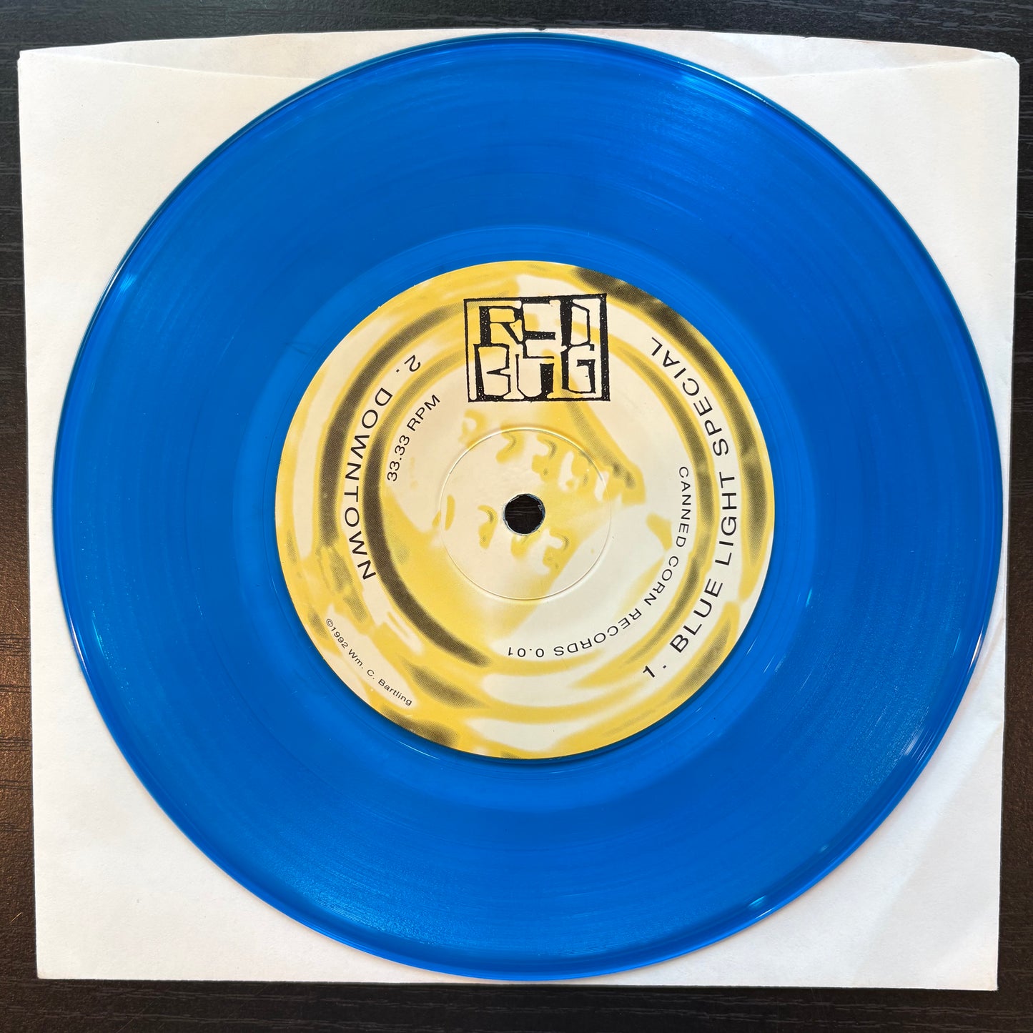 Redbug, "Blue Light Special" (Blue Vinyl) (7") [EX Used]