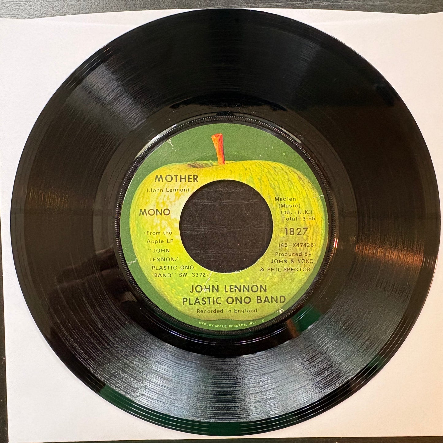 John Lennon / Plastic Ono Band, "Mother" (7") [VG- Used]
