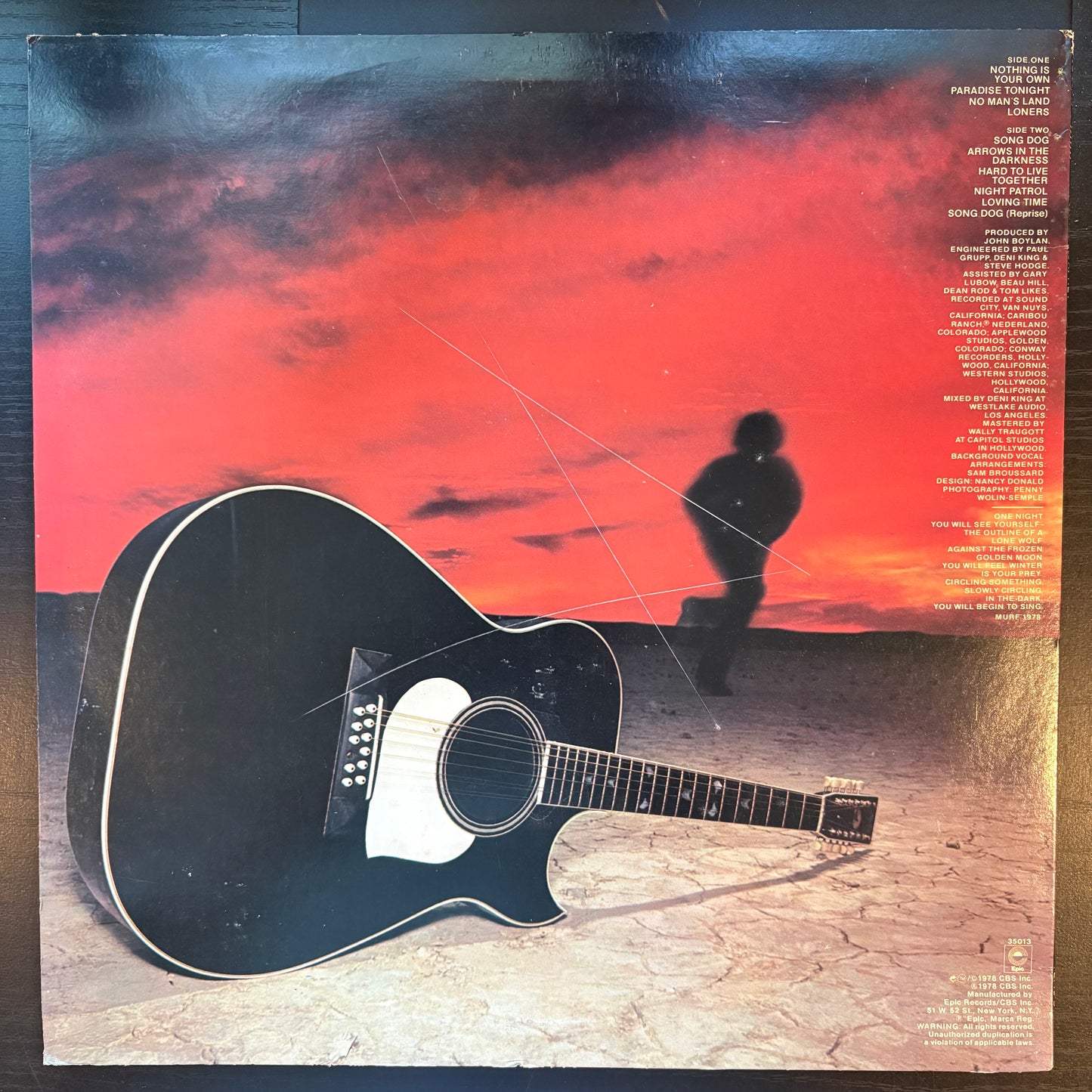 Michael Murphey, "Lonewolf" [VG+ Used]