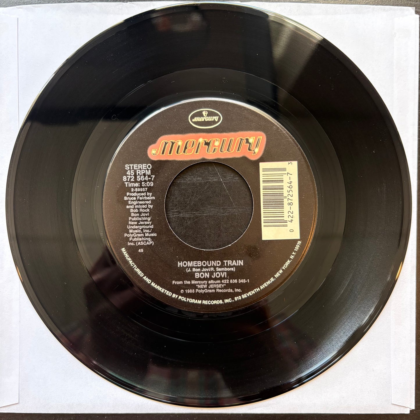 Bon Jovi, "I'll Be There for You" (7") [VG Used]