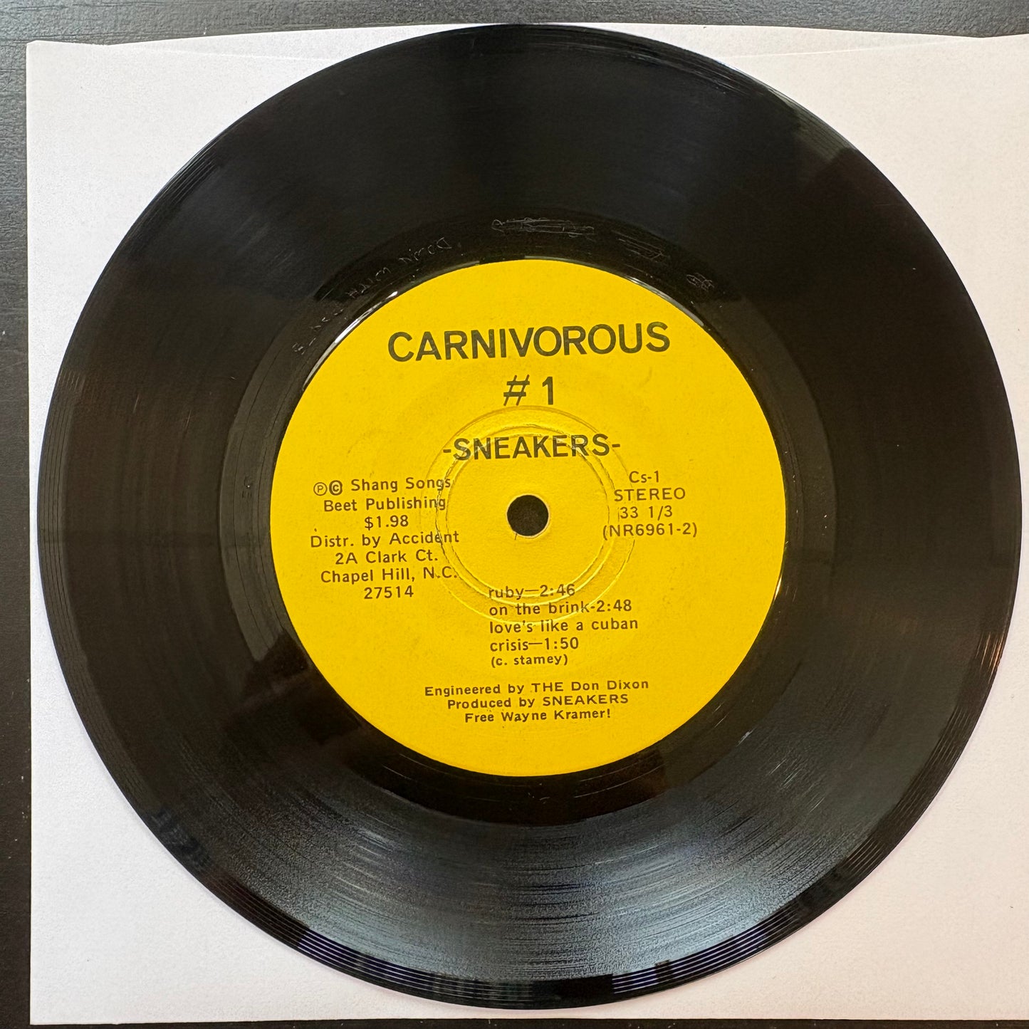 Sneakers, "Sneakers" (7" EP) [VG Used]