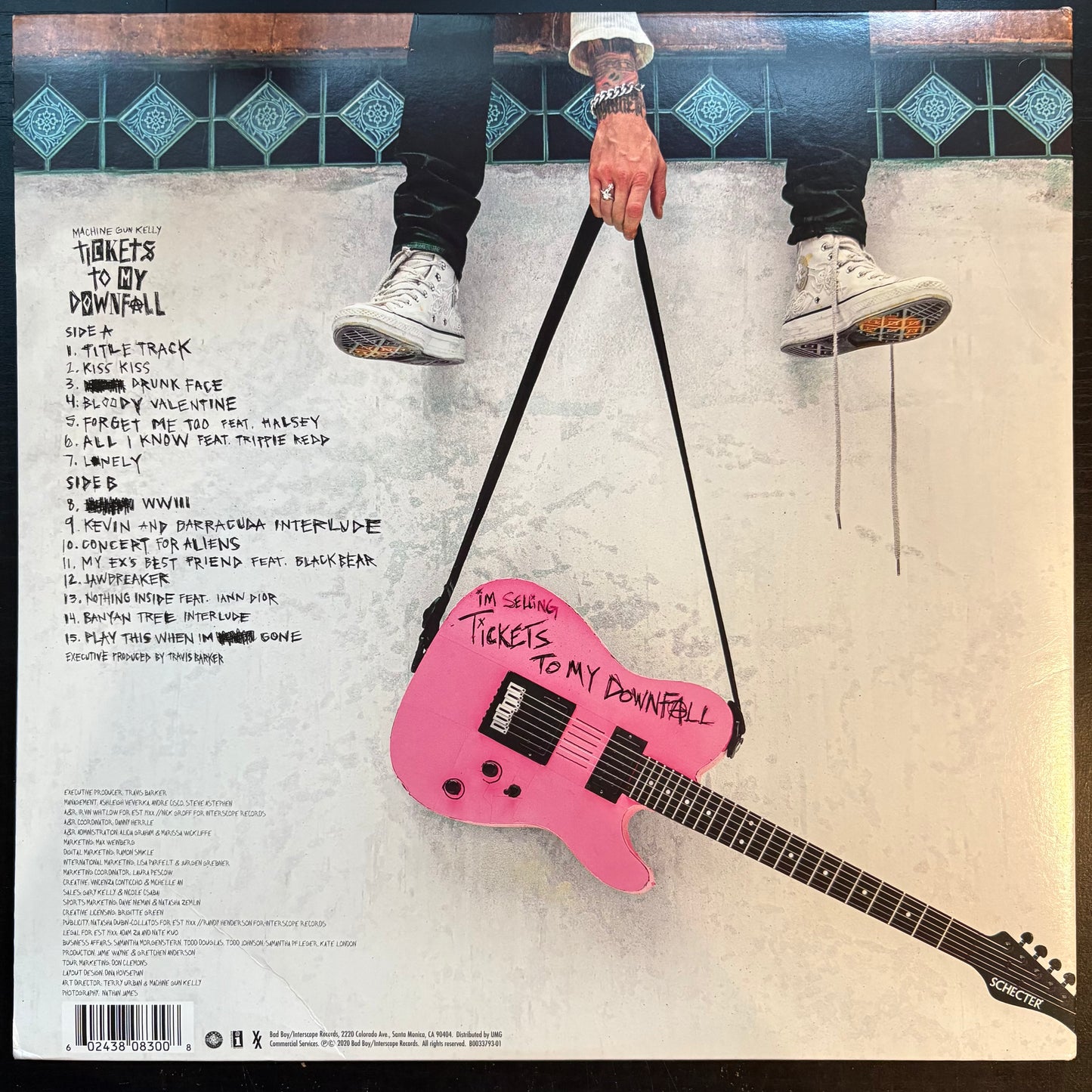 Machine Gun Kelly, "Tickets to My Downfall" (Pink Vinyl) [VG Used]